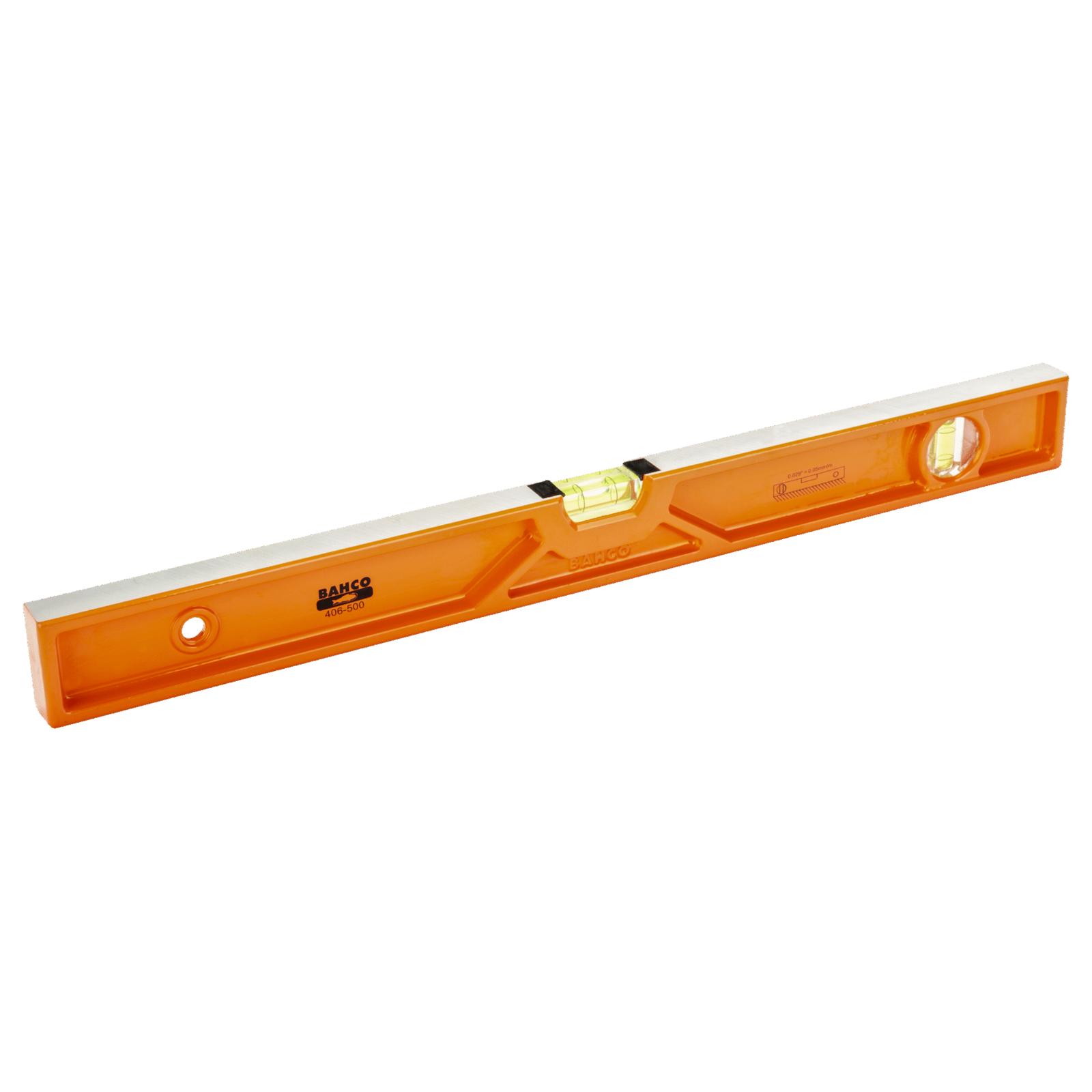 Niveau à bulle aluminium injecté massif 800 mm fioles incassables BAHCO - 406-800