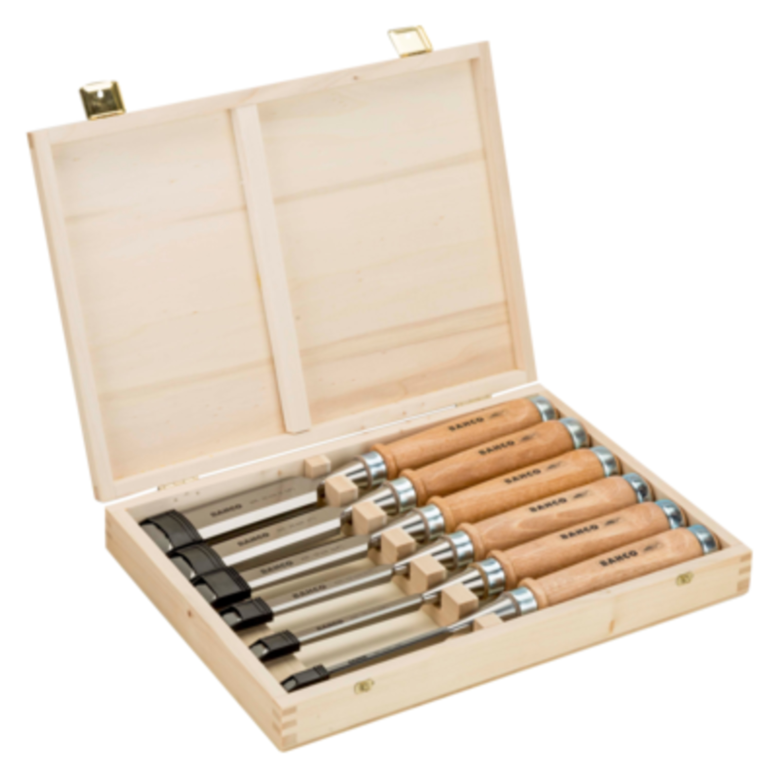 Jeu de burins bois 6 pièces avec coffret BAHCO - 425-083