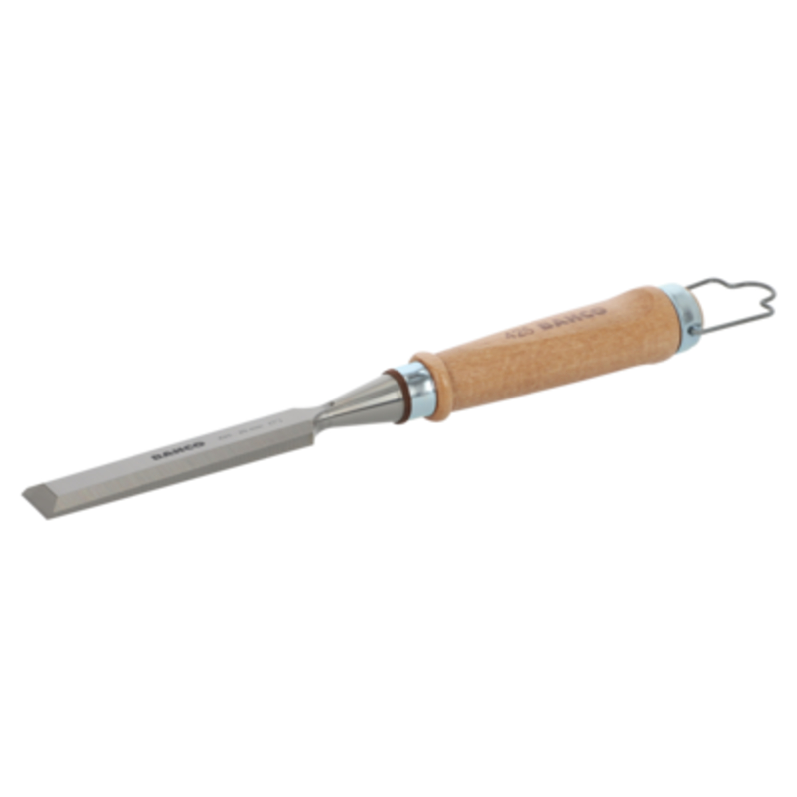Burin travail du bois lame 35 mm manche hêtre avec couvre-lame BAHCO - 425-35
