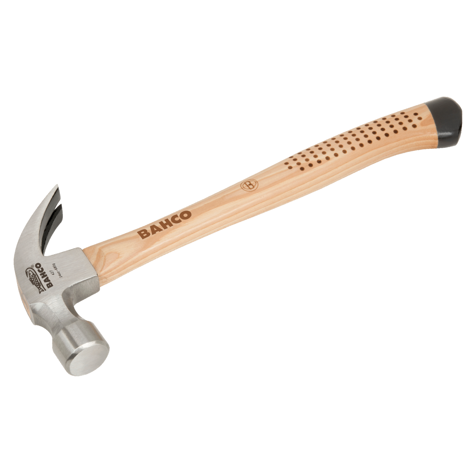 Marteau à panne fendue 24 oz manche hickory anti-dérapant BAHCO - 427-24