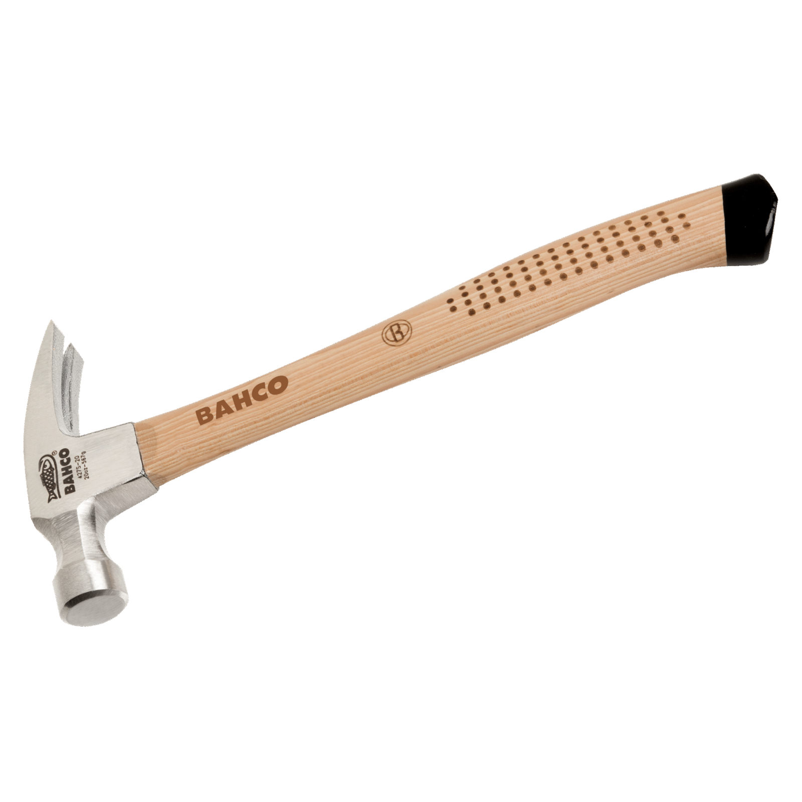 Marteau à panne fendue clous RIP 454 g manche bois hickory antidérapant BAHCO - 427S-16