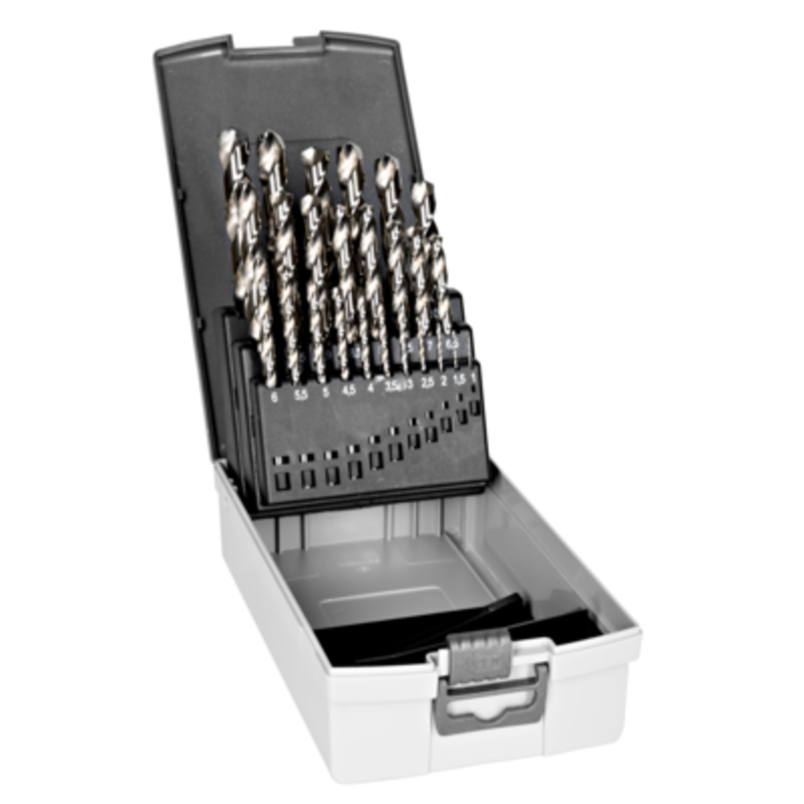 Jeu de forets HSS-G métal 25 pcs 1 à 13 mm avec mallette BAHCO - 4513-SET-25