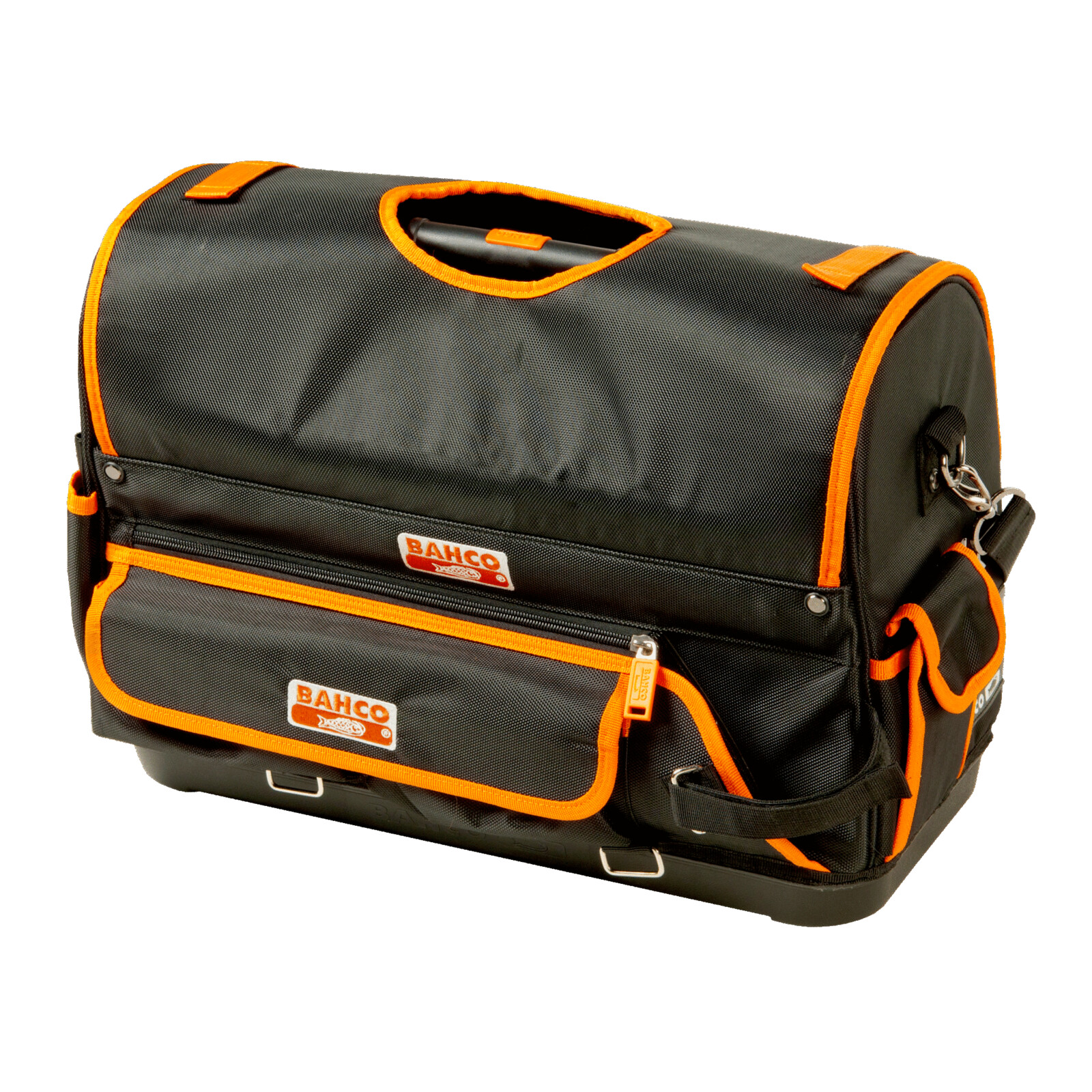 Sac à outils textile 32 L ouvert base rigide polyester 600/1680 deniers avec compartiments BAHCO - 4750FB1-19B