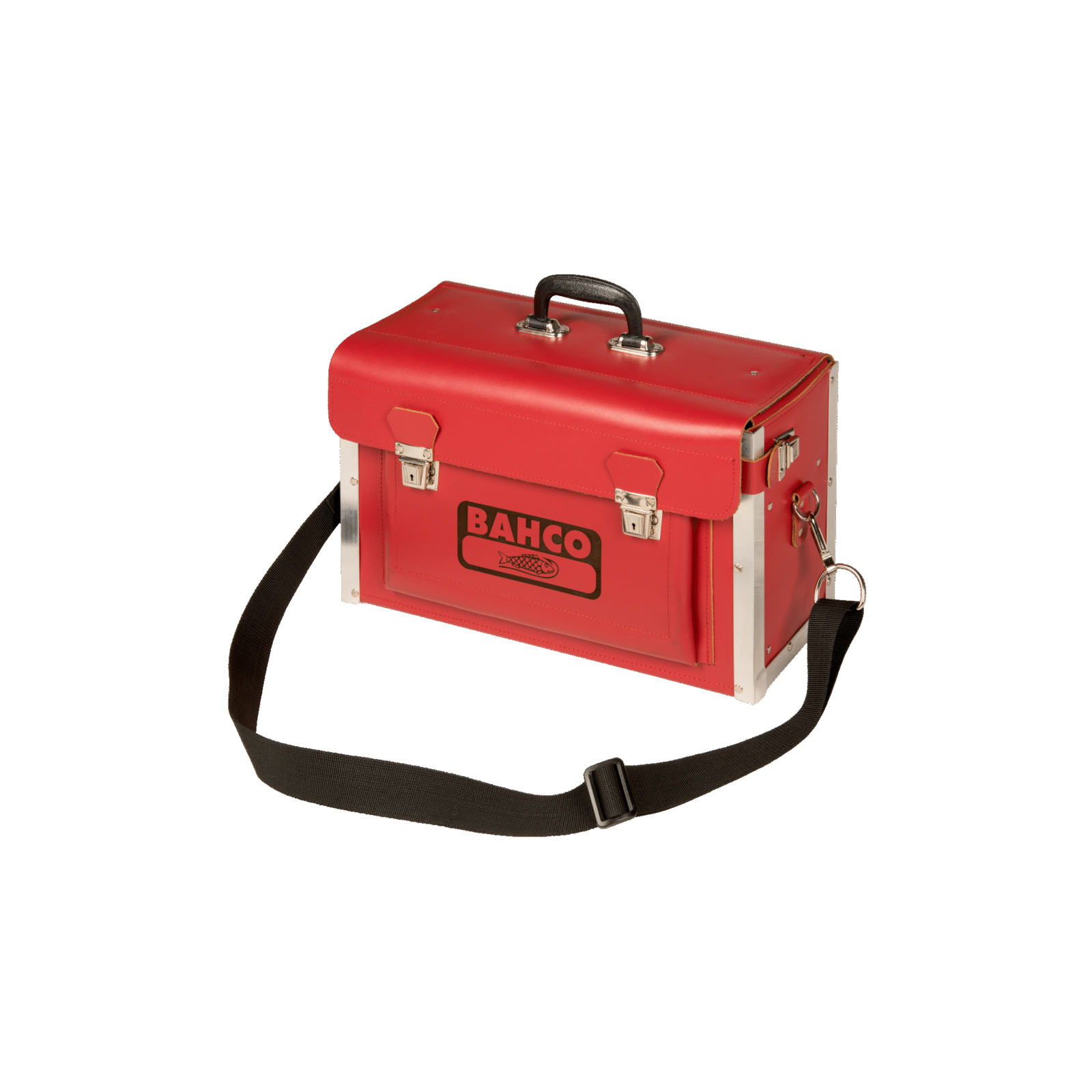 Mallette à outils électricien cuir 445 x 200 x 285 mm cadre aluminium avec poches BAHCO - 4750-VDEC