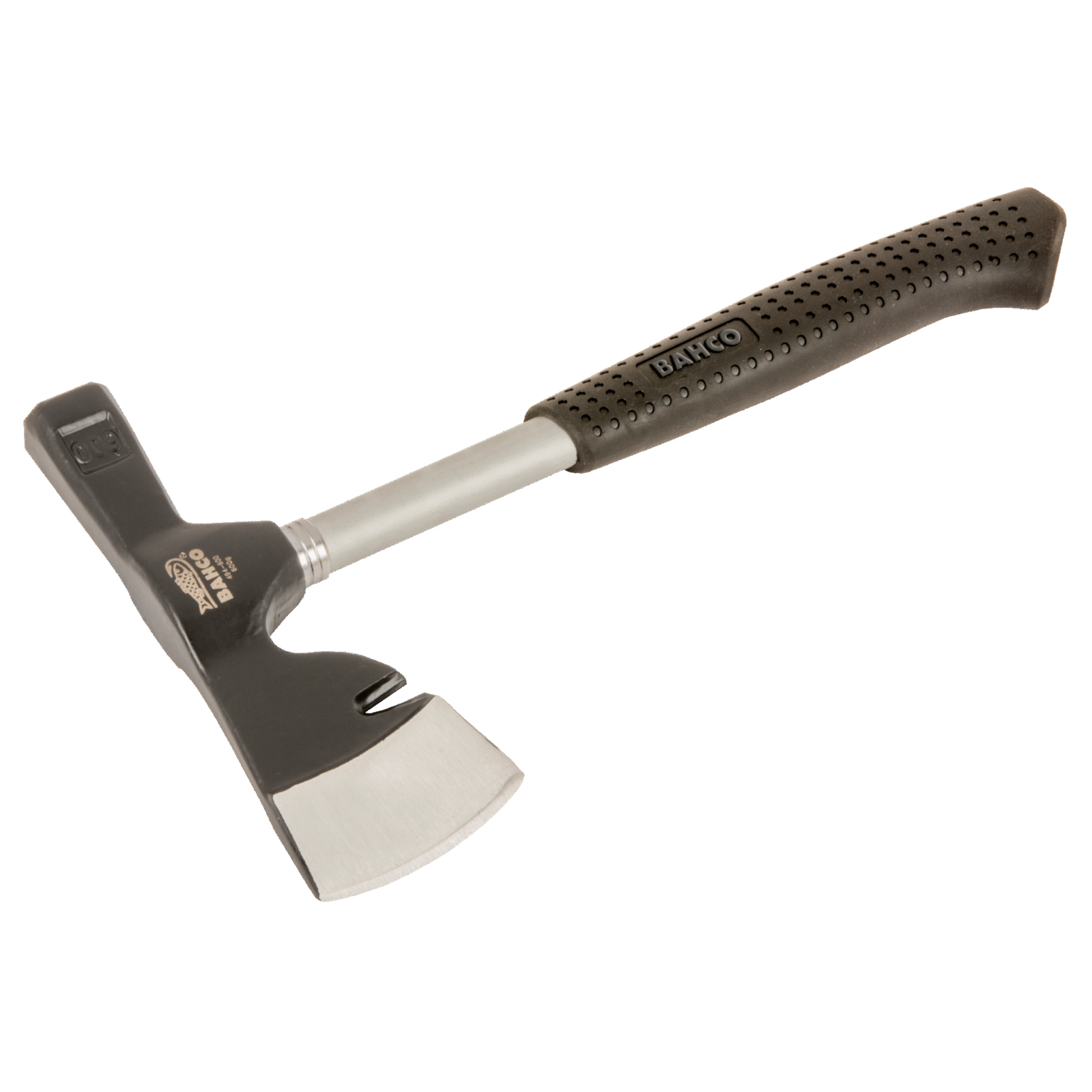 Hachette de plâtrier tête anti-dérapante arrache-clou manche acier tubulaire 320 mm BAHCO - 494-600