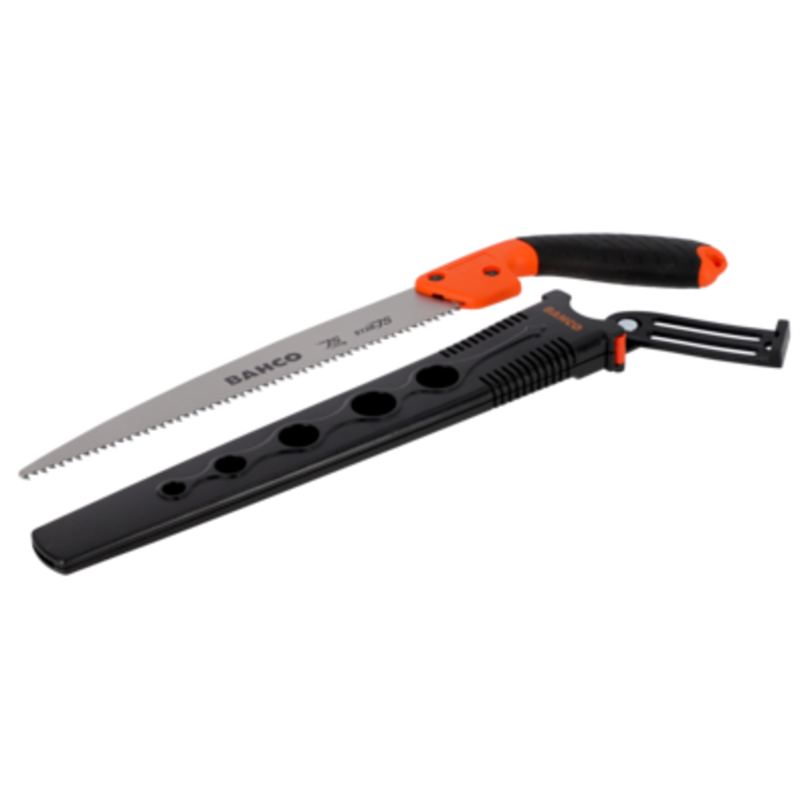 Scie arboricole 240 mm 5 dents pouce avec étui poignée bimatière BAHCO - 5124-JS-H