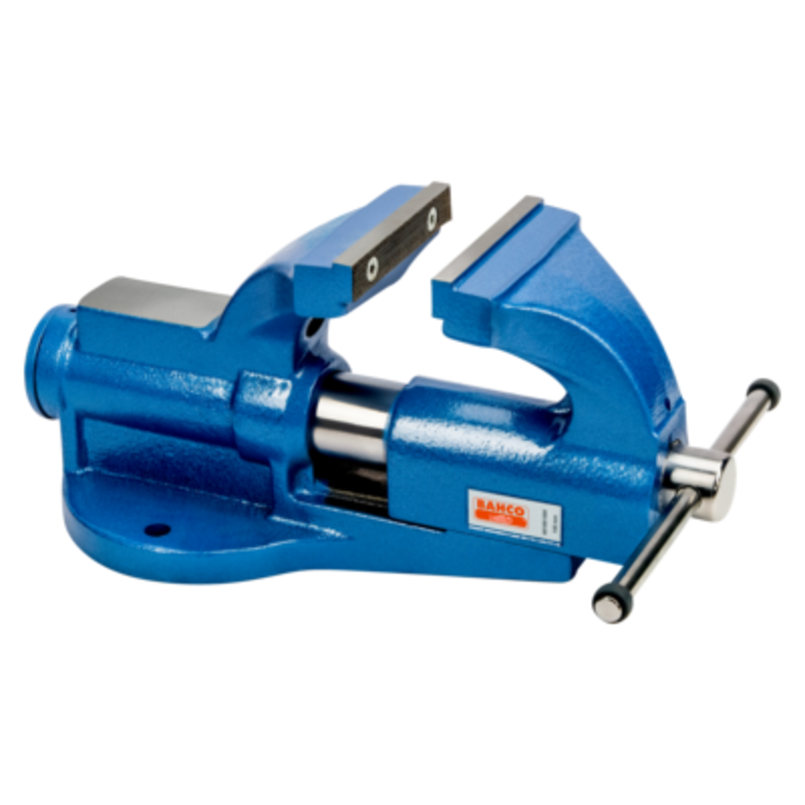 Étau d'établi guide rond 80 mm mors interchangeables usage intensif avec base tournante BAHCO - 601000800