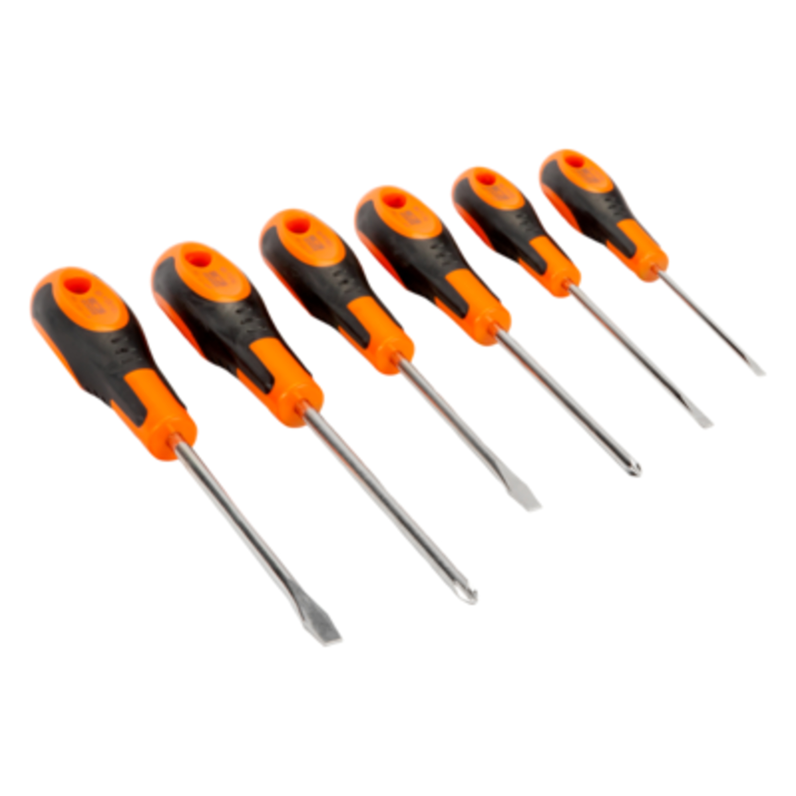Jeu de tournevis fente et Phillips 6 pcs manches caoutchouc BAHCO - 606-6