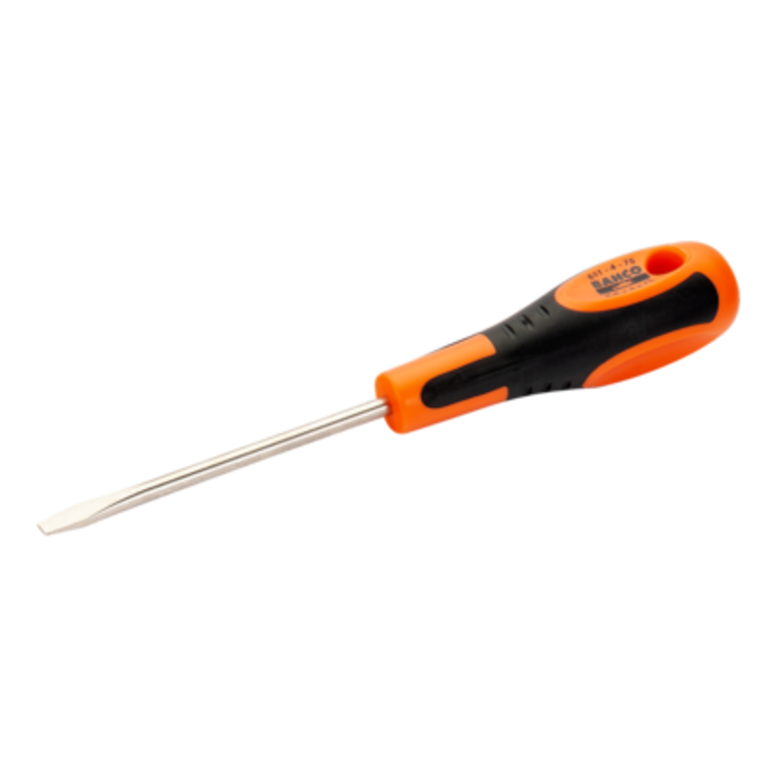 Tournevis lame forgée 1,6 x 10 mm manche caoutchouc bi-matière pour vis à fente BAHCO - 611-10-200