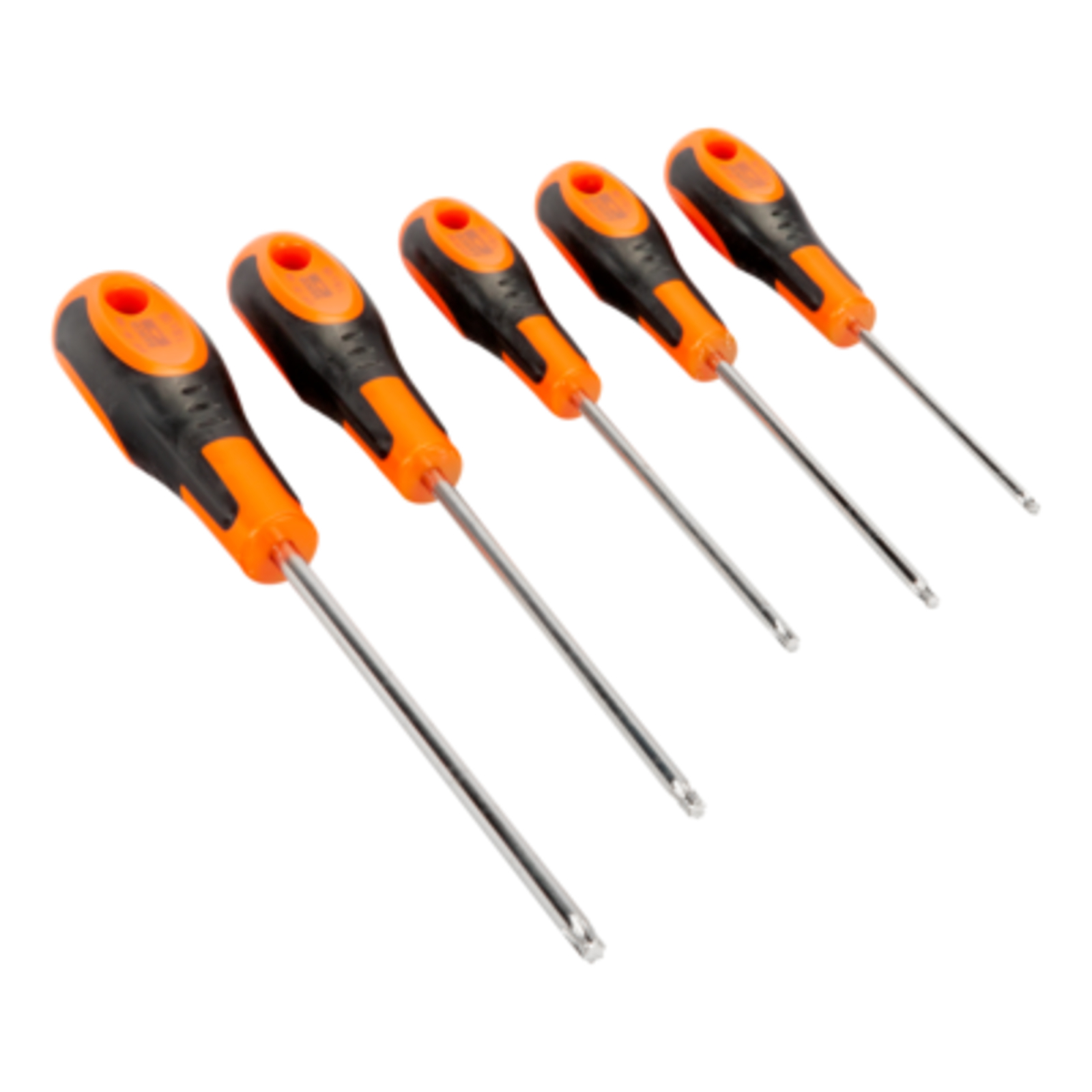 Jeu de tournevis TORX 5 pièces avec poignée bi-matière BAHCO - 612-5