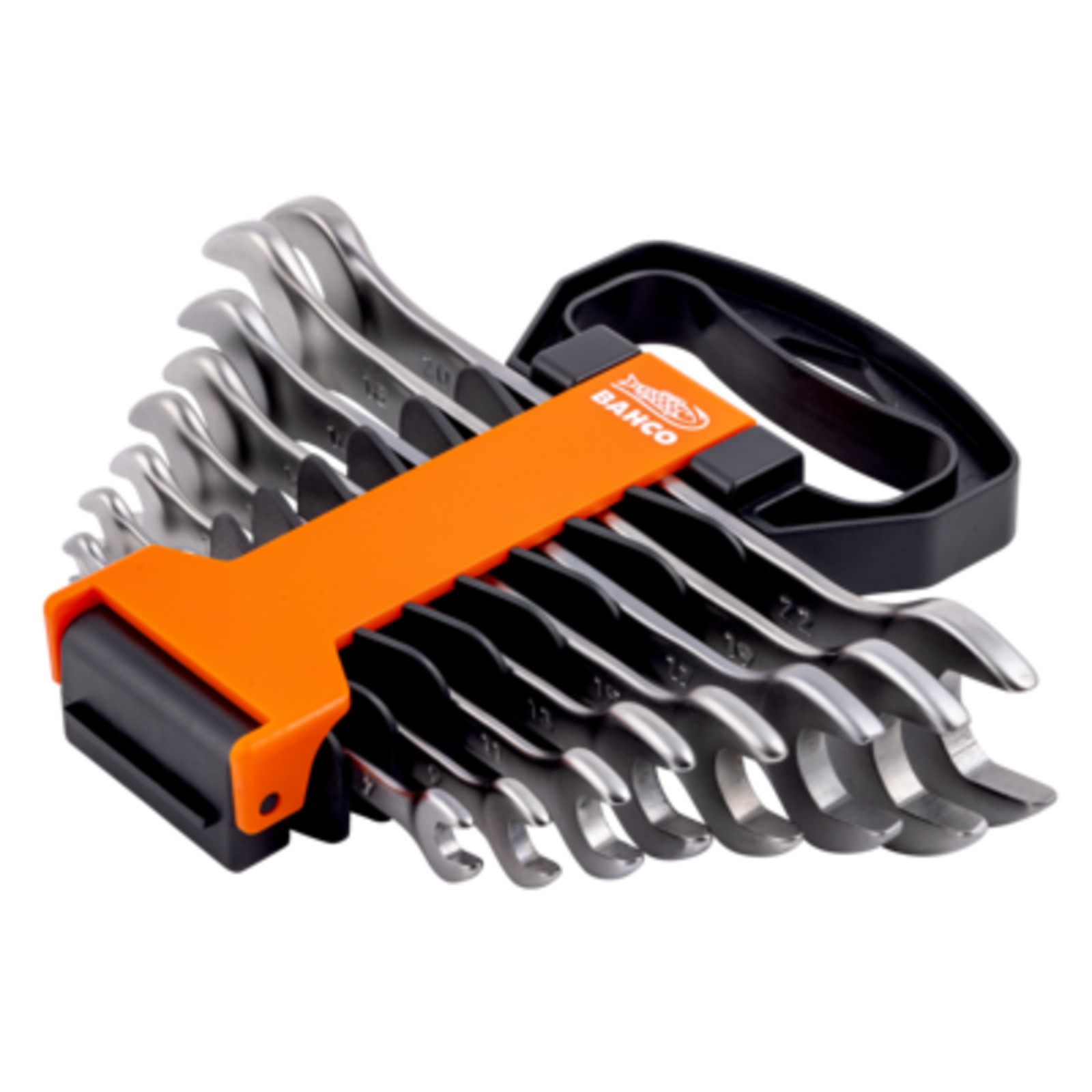 Jeu de clés à fourche doubles métriques 8 pcs avec étui plastique BAHCO - 6M/SH8