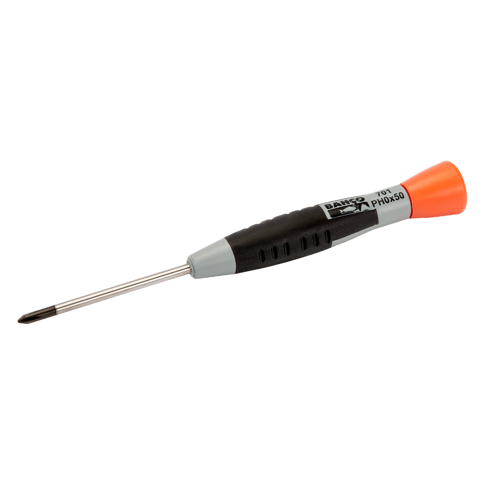 Tournevis Phillips précision PH0 50 mm manche bi-matière BAHCO - 701-0-50