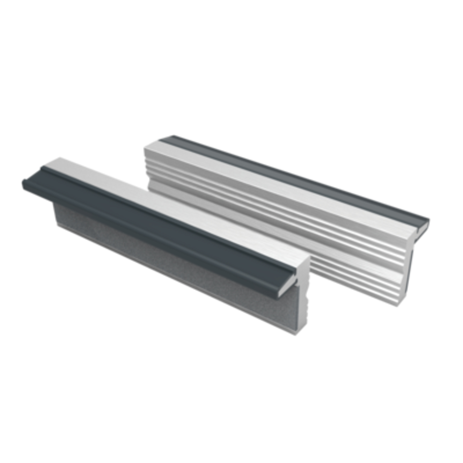 Paire de mâchoires de rechange aluminium 125 mm bande magnétique BAHCO - 833AJ-5