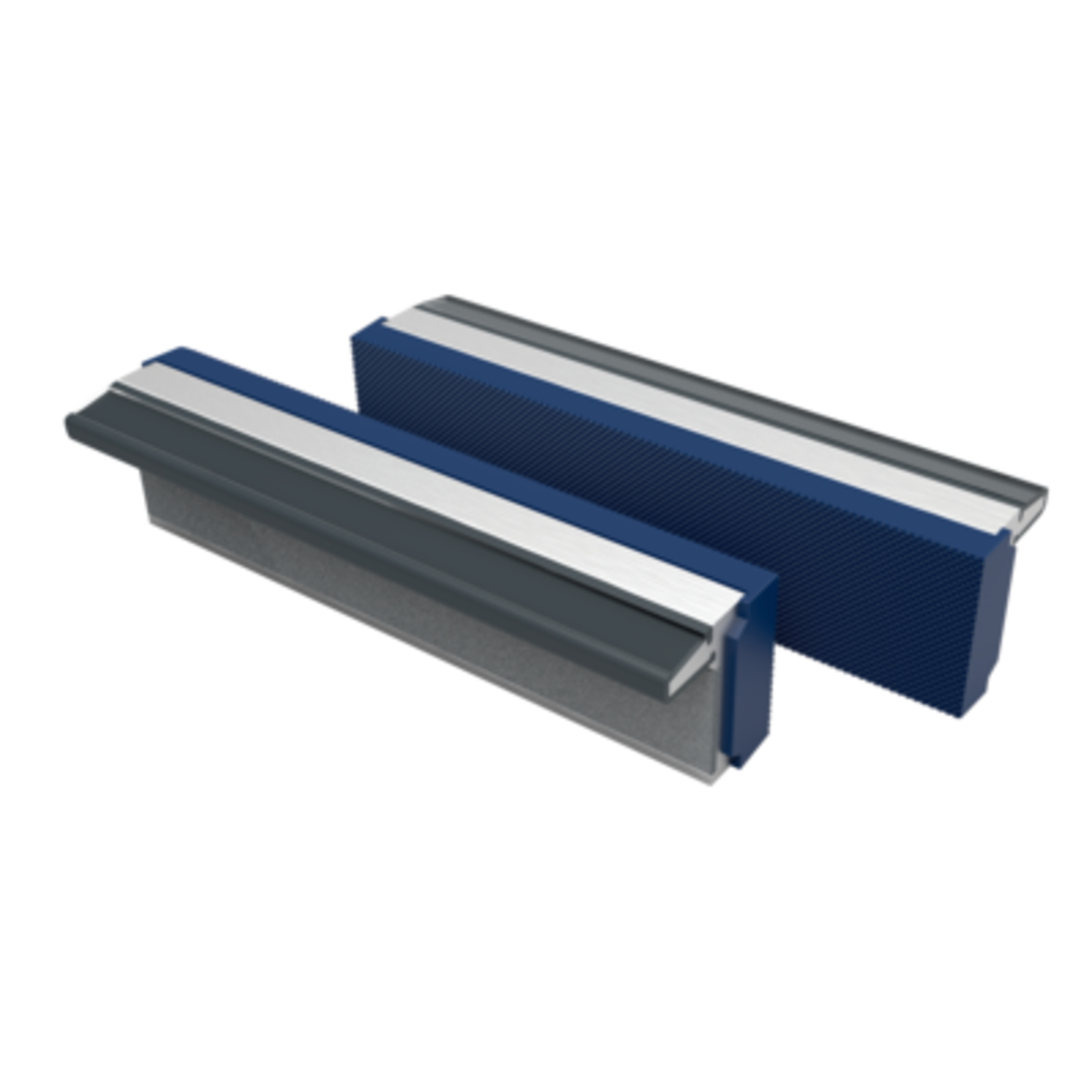 Paire de mâchoires de rechange polyuréthane 100 mm bande magnétique BAHCO - 833FJ-4