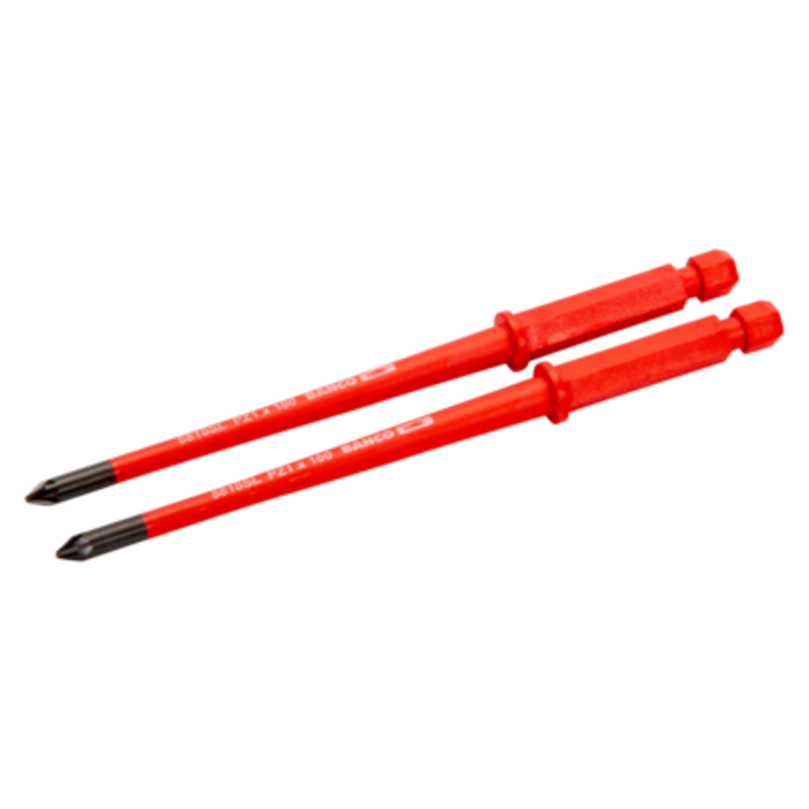 Lame interchangeable isolée Pozidriv PZ2 100 mm 2 pièces pour tournevis cliquet BAHCO - 8820SL-2P