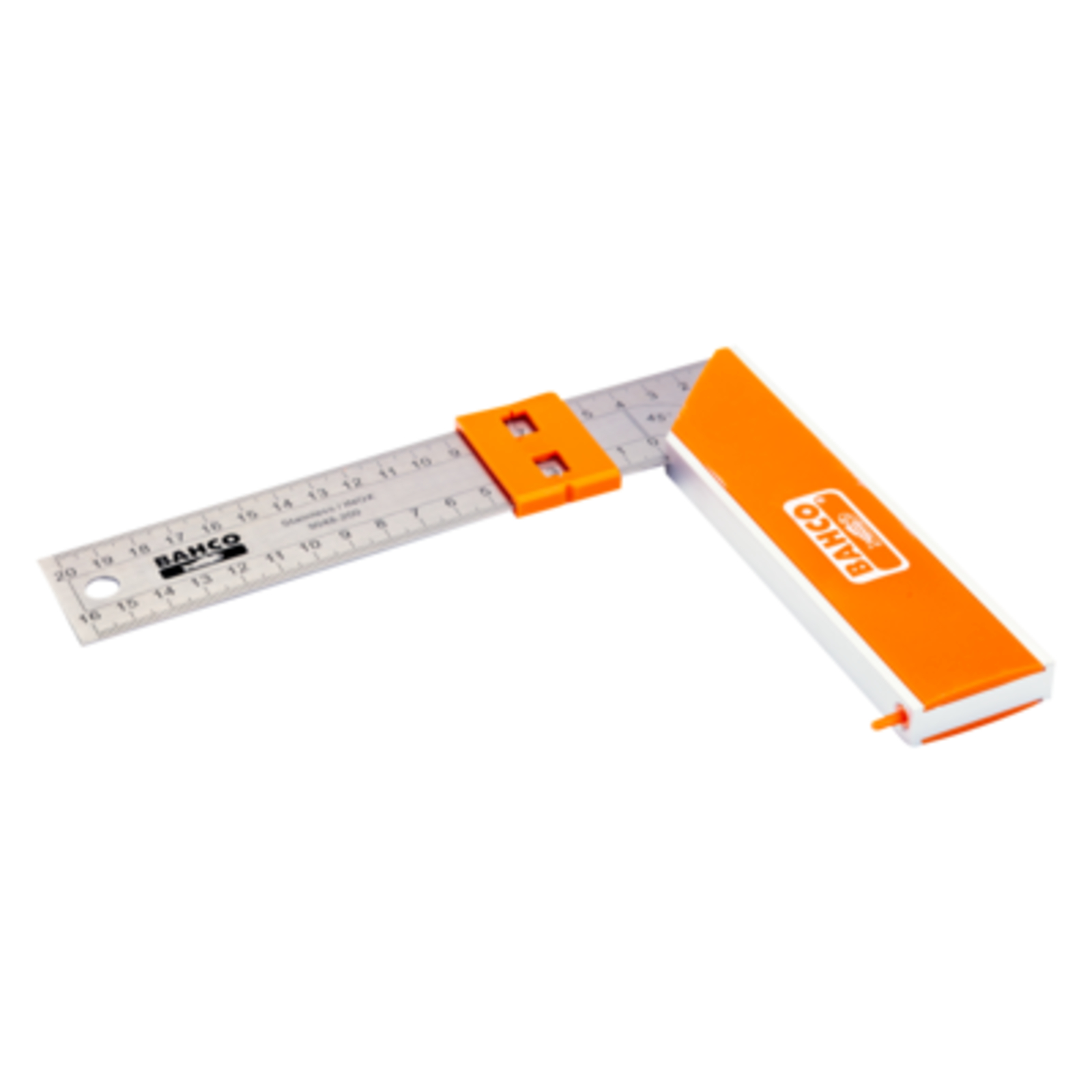 Équerre de charpentier 400 mm lame inox marqueur coulissant BAHCO - 9048-400