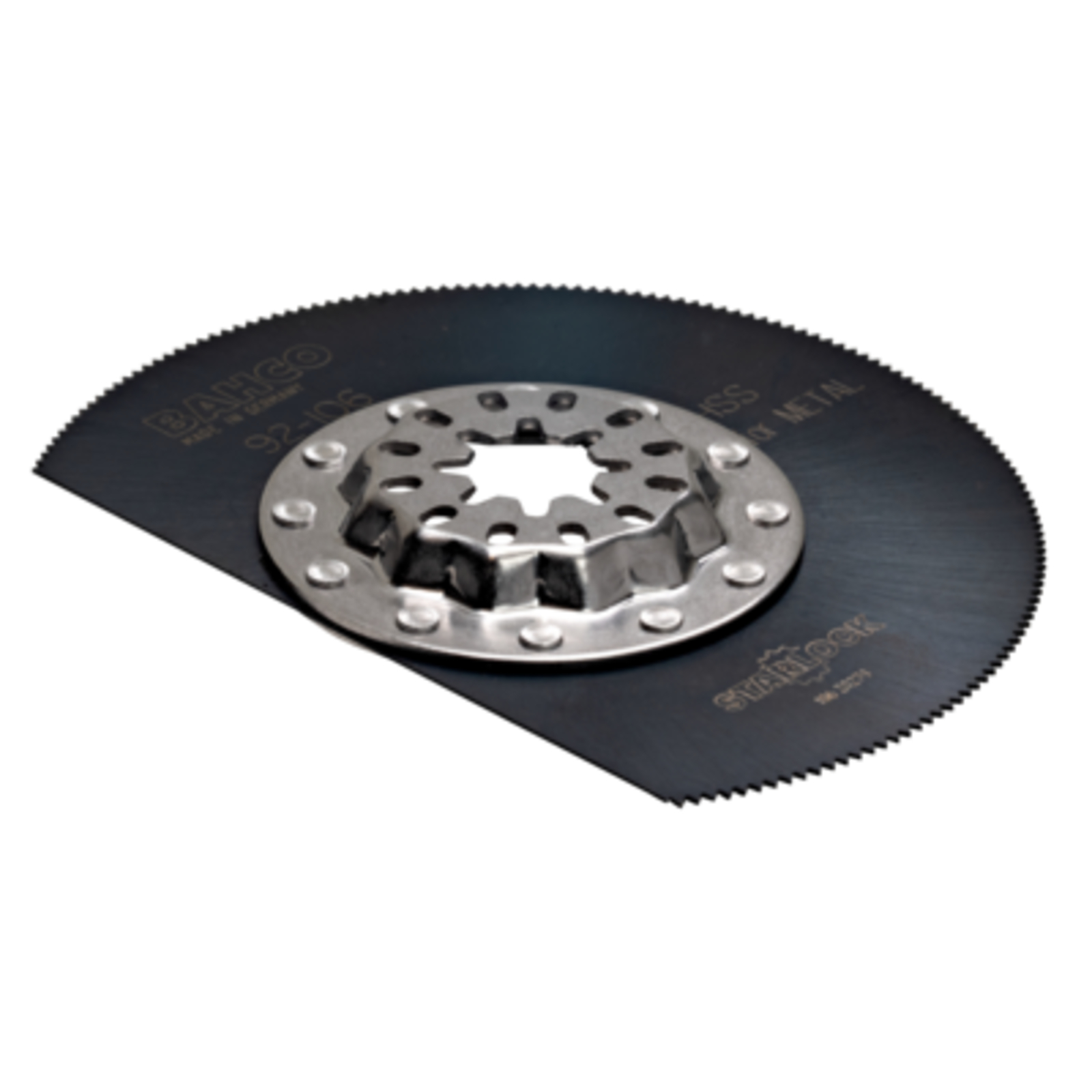 Lame multi-usages segment 85 mm acier HSS tige Starlock pour métal et autres matériaux BAHCO - 92-106-1P