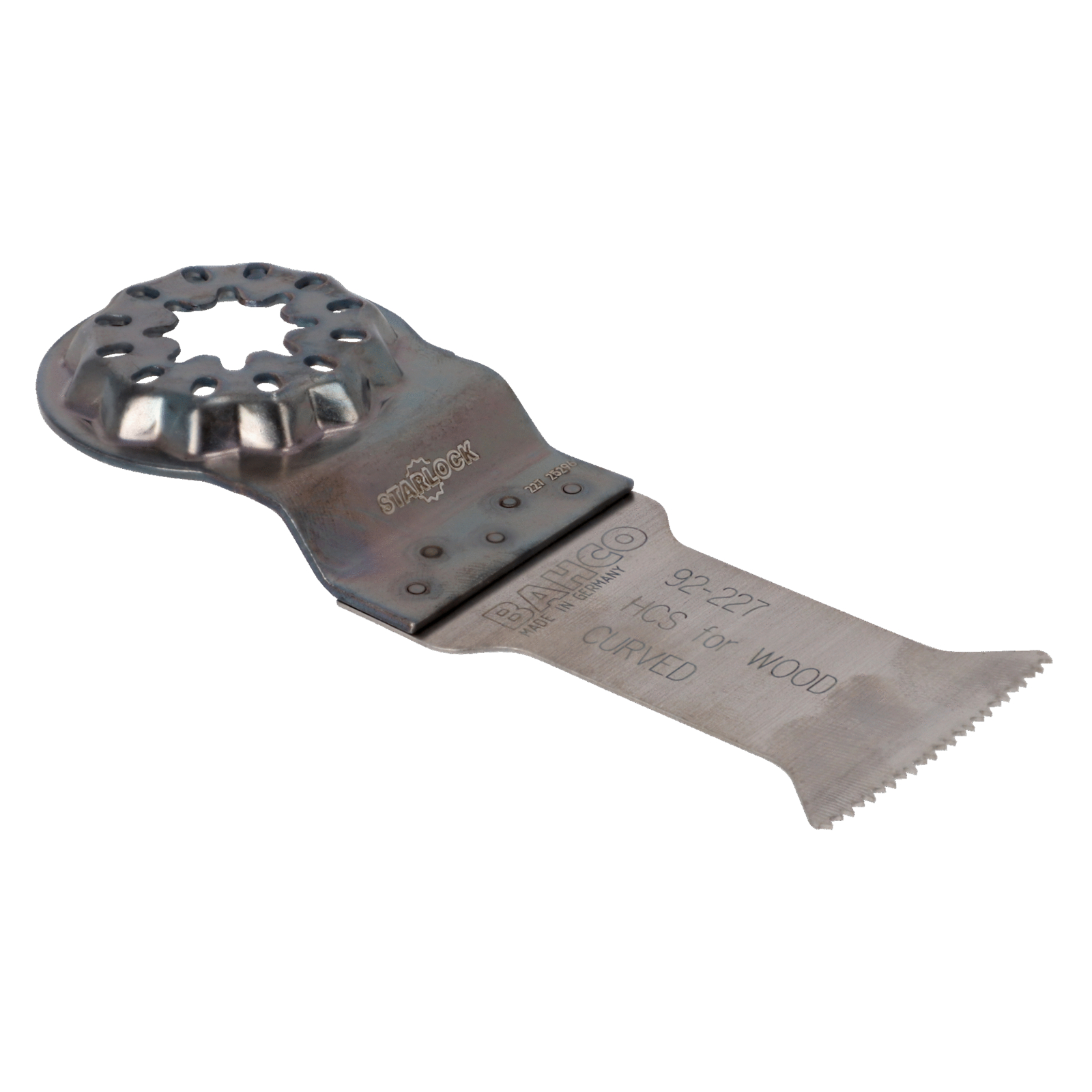 Lame multi-usages incurvée 65 mm tige Starlock bois/plâtre/plastique BAHCO - 92-225-1P