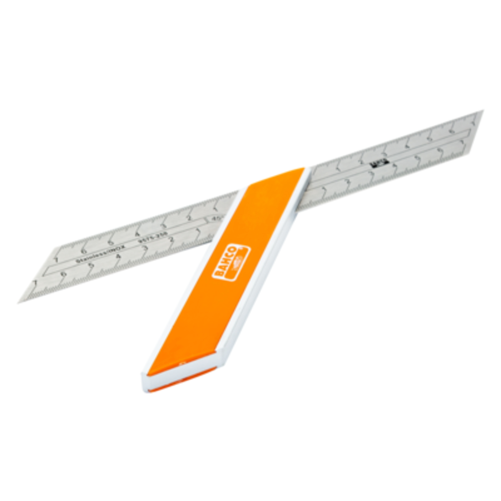 Fausse équerre 250 mm lame inox corps aluminium avec trou de suspension BAHCO - 9575-250