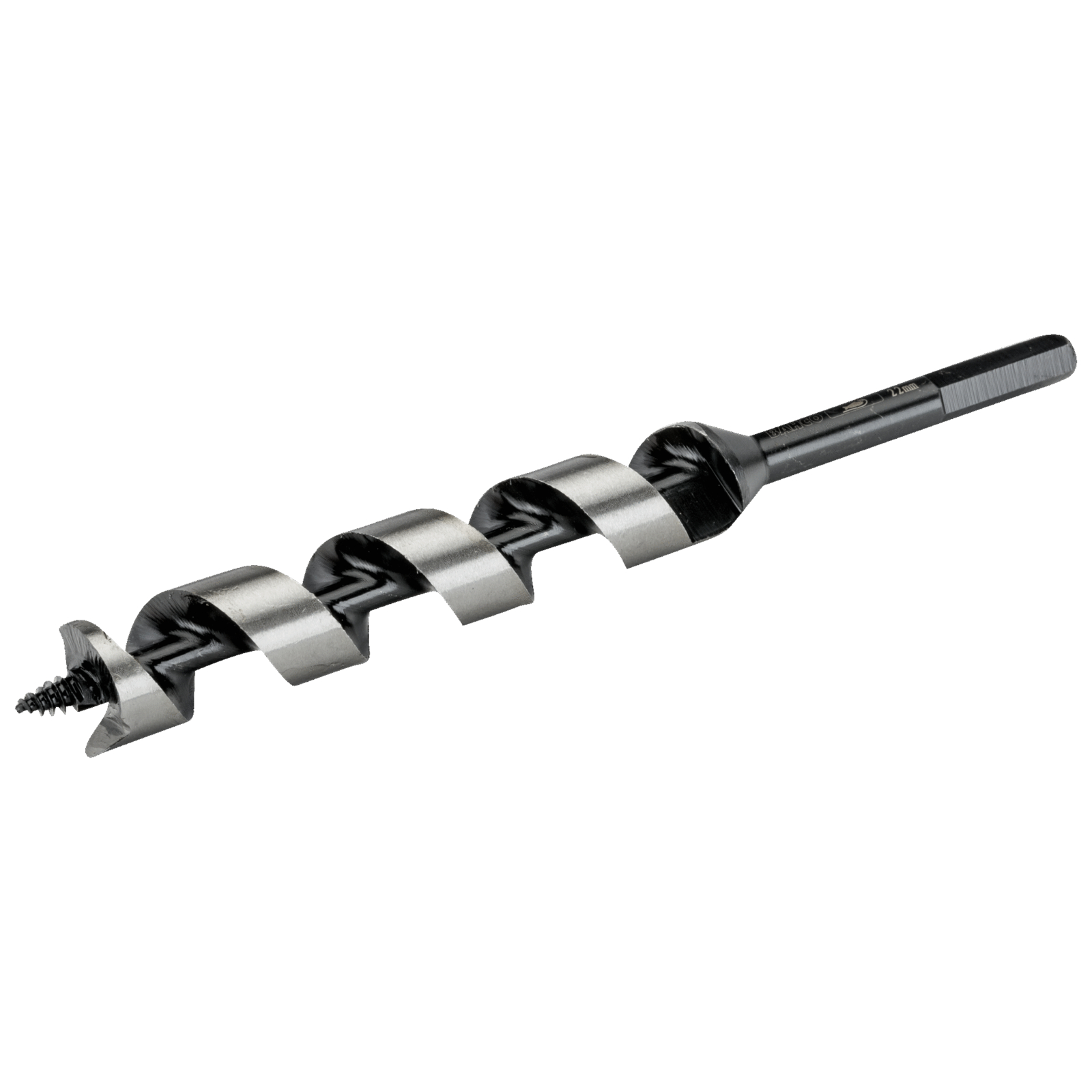 Mèche hélicoïdale bois 7 mm x 230 mm acier CrV spirale Levin BAHCO - 9626-7