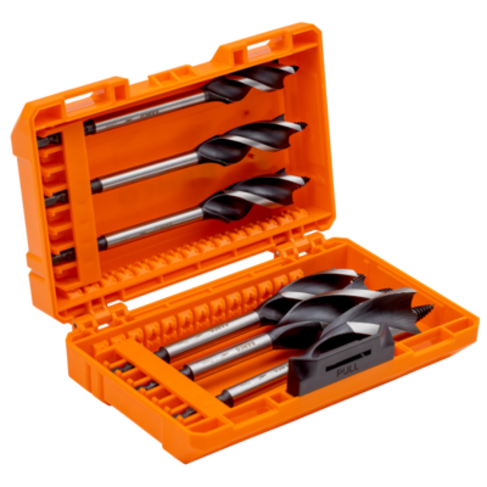 Jeu de mèches et forets à pointe de centrage bois 6 pcs 1/4