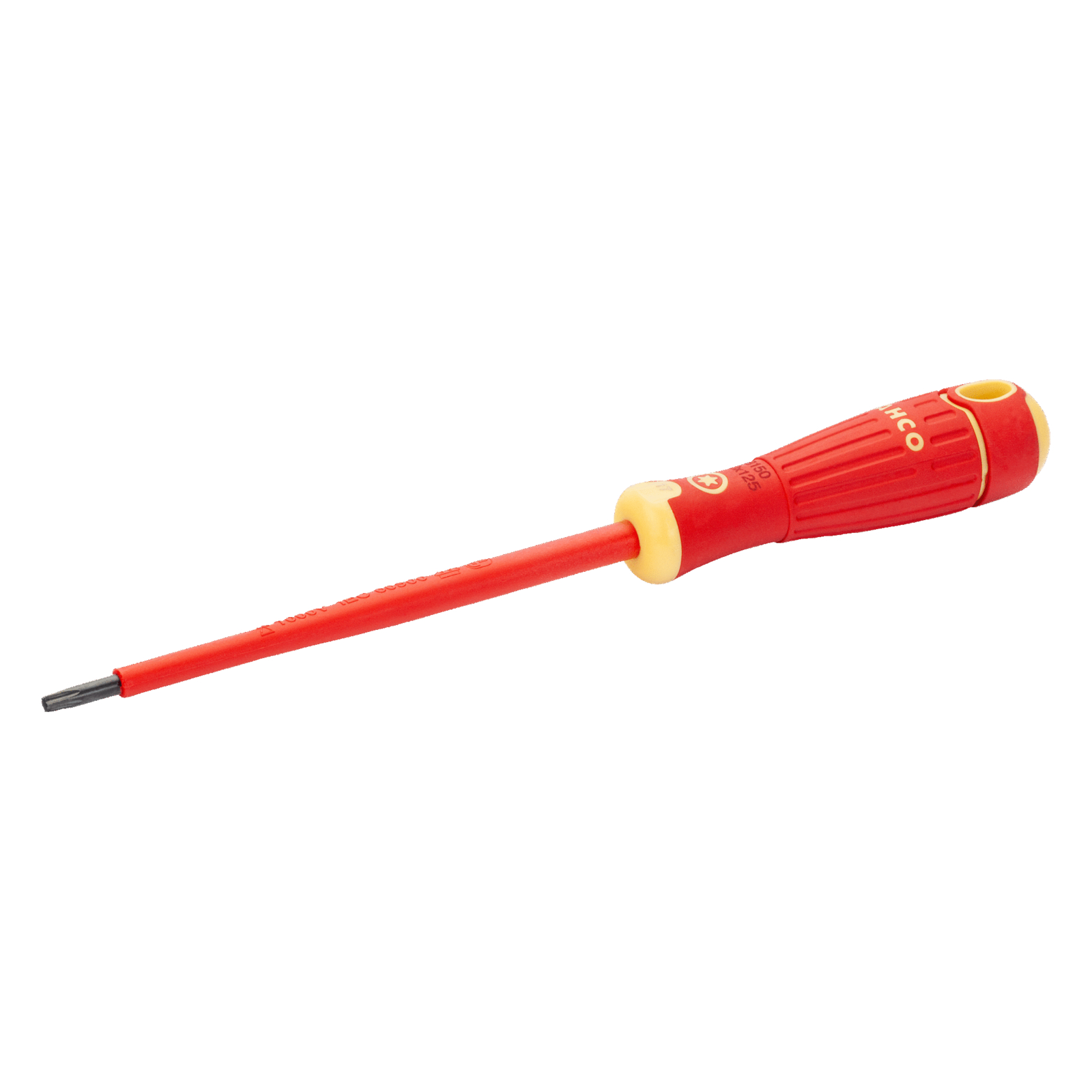 Tournevis isolé VDE TORX T25 150 mm manche multi-composants BAHCO - B150.025.150