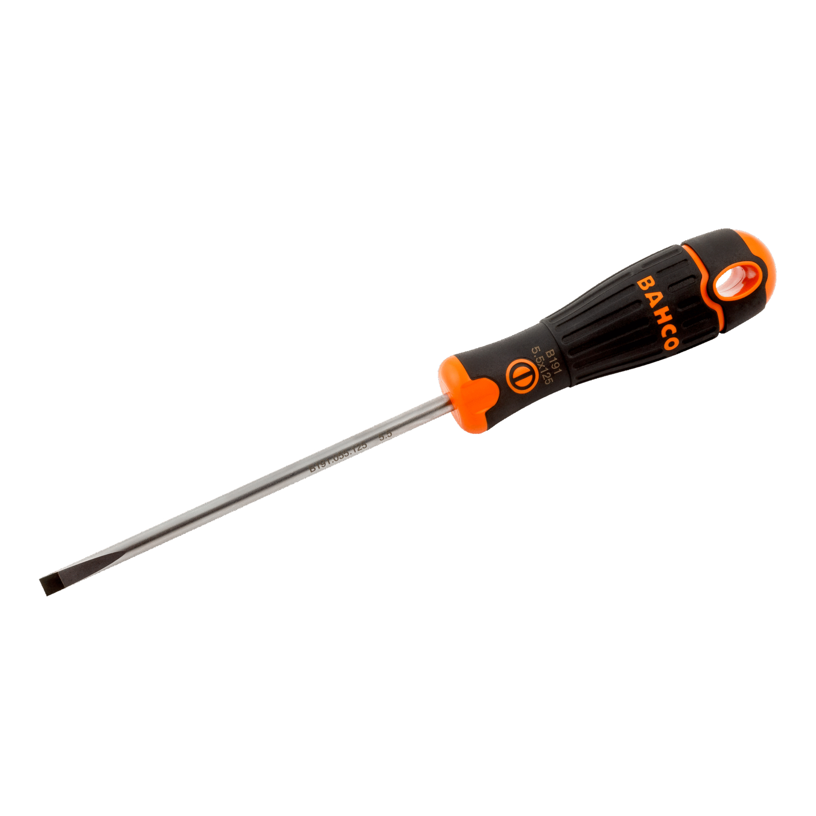 Tournevis lame fraisée vis à fente 0,5 x 3 mm 200 mm poignée caoutchouc BahcoFIT BAHCO - B191.030.200