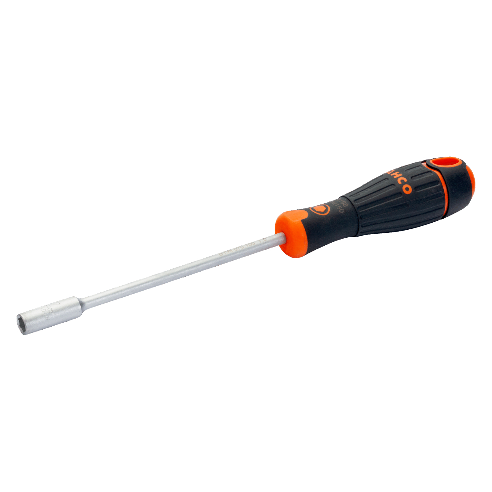 Tournevis à douille 6 pans 4 mm 125 mm poignée caoutchouc BAHCO - B198.040.125