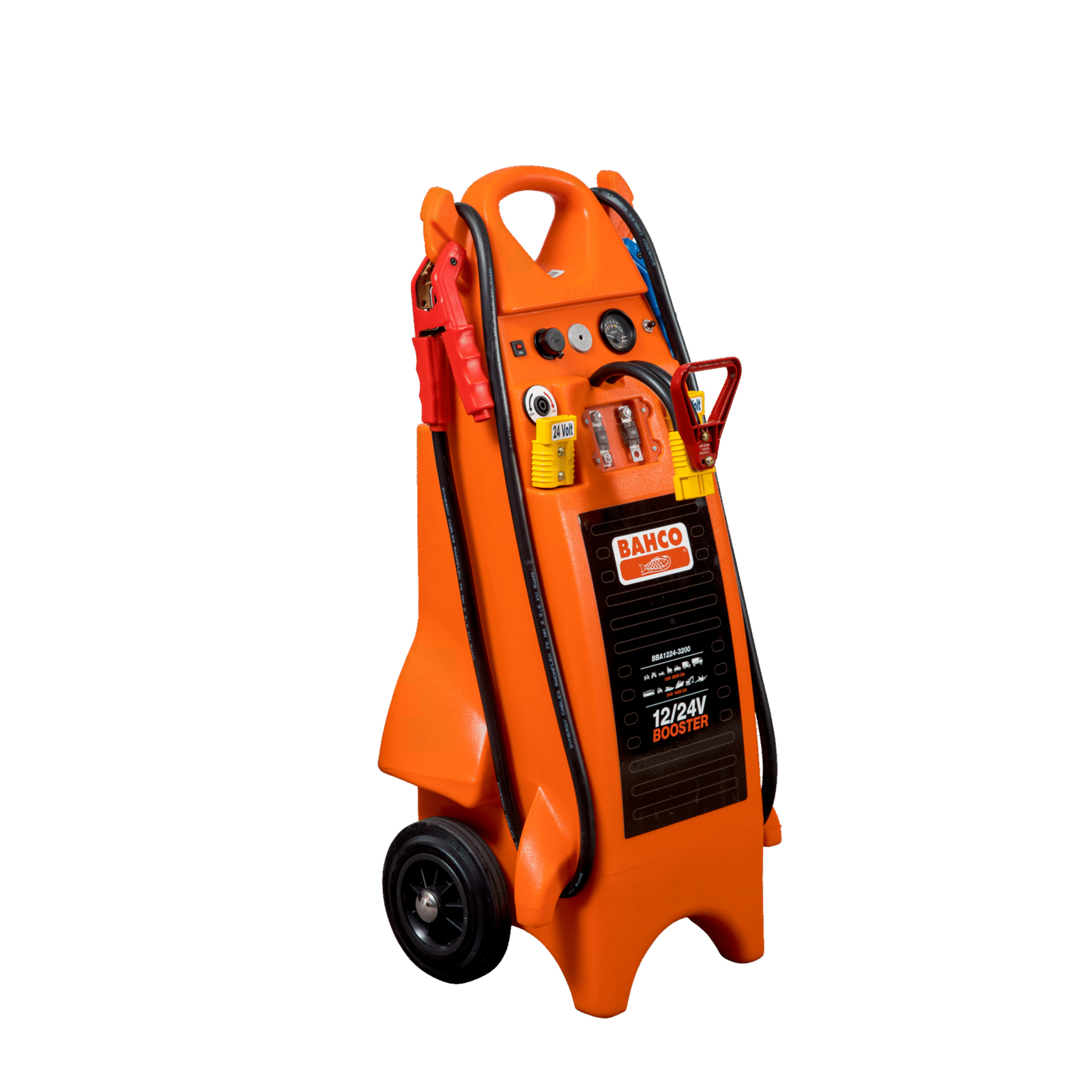 Booster démarrage 12/24 V 3200/1600 A usage intensif avec chargeur BAHCO - BBA1224-3200