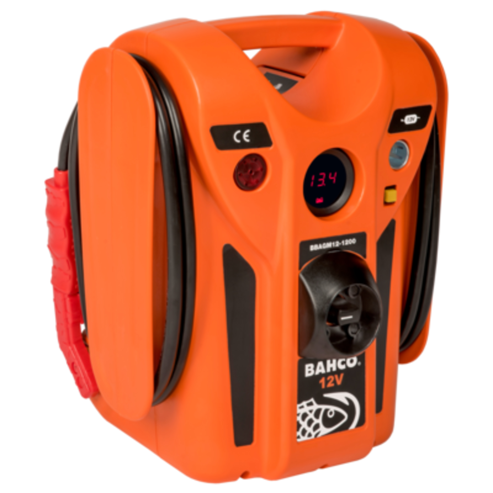 Booster 12 V 1200 A avec voltmètre et chargeur automatique BAHCO - BBAGM12-1200