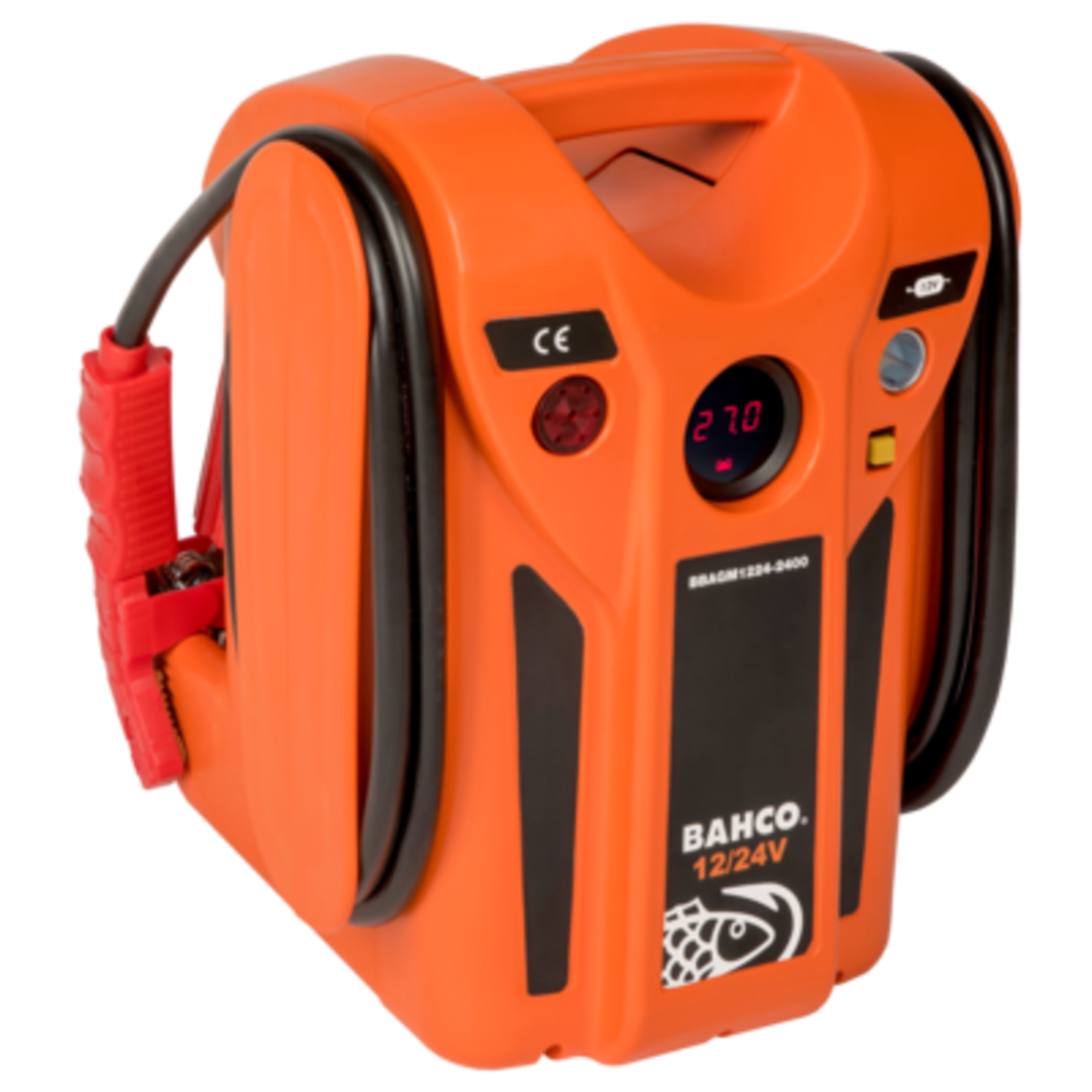 Booster AGM 12/24 V 2400/1200 A avec chargeur BAHCO - BBAGM1224-2400