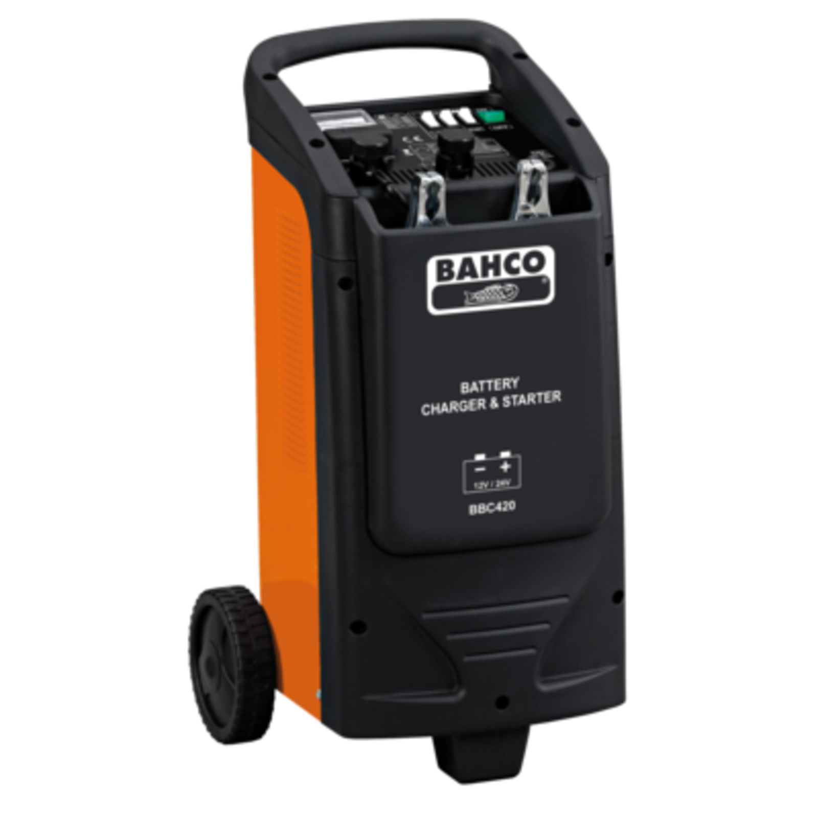 Chargeur démarreur batterie 12/24V 400 A sur roues BAHCO - BBC420