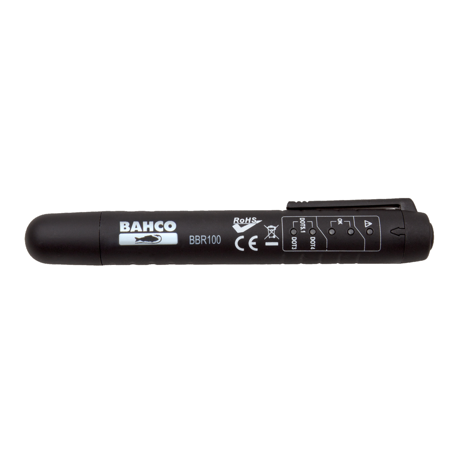 Stylo testeur humidité liquide de freins DOT3 DOT4 DOT5.1 avec pile AAA fournie BAHCO - BBR100