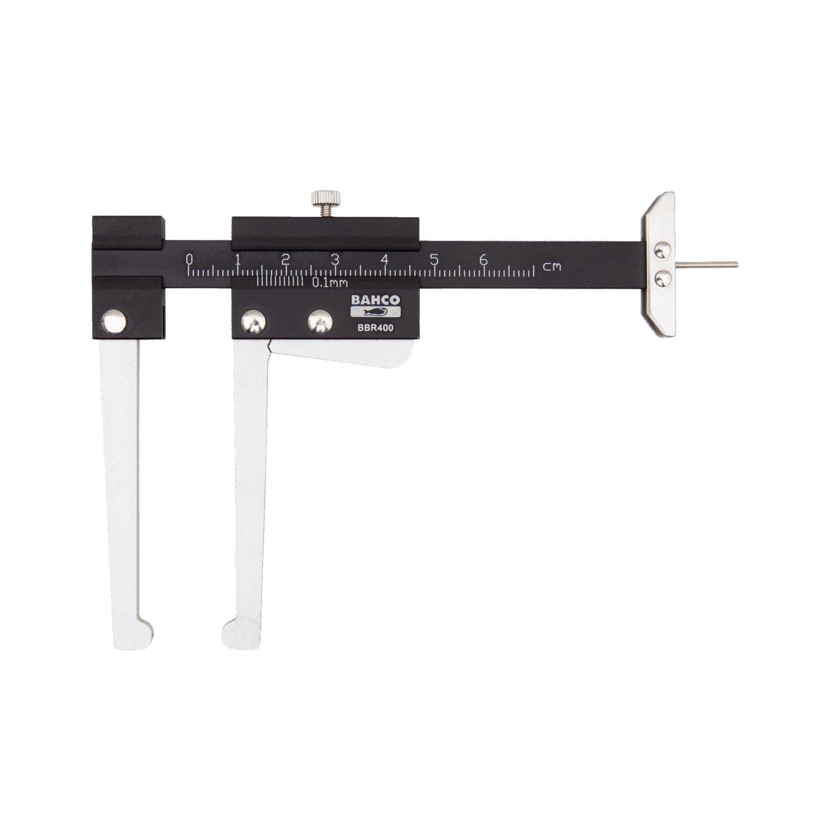 Pied à coulisse mesure épaisseur disque frein 0-60 mm aluminium anodisé BAHCO - BBR400