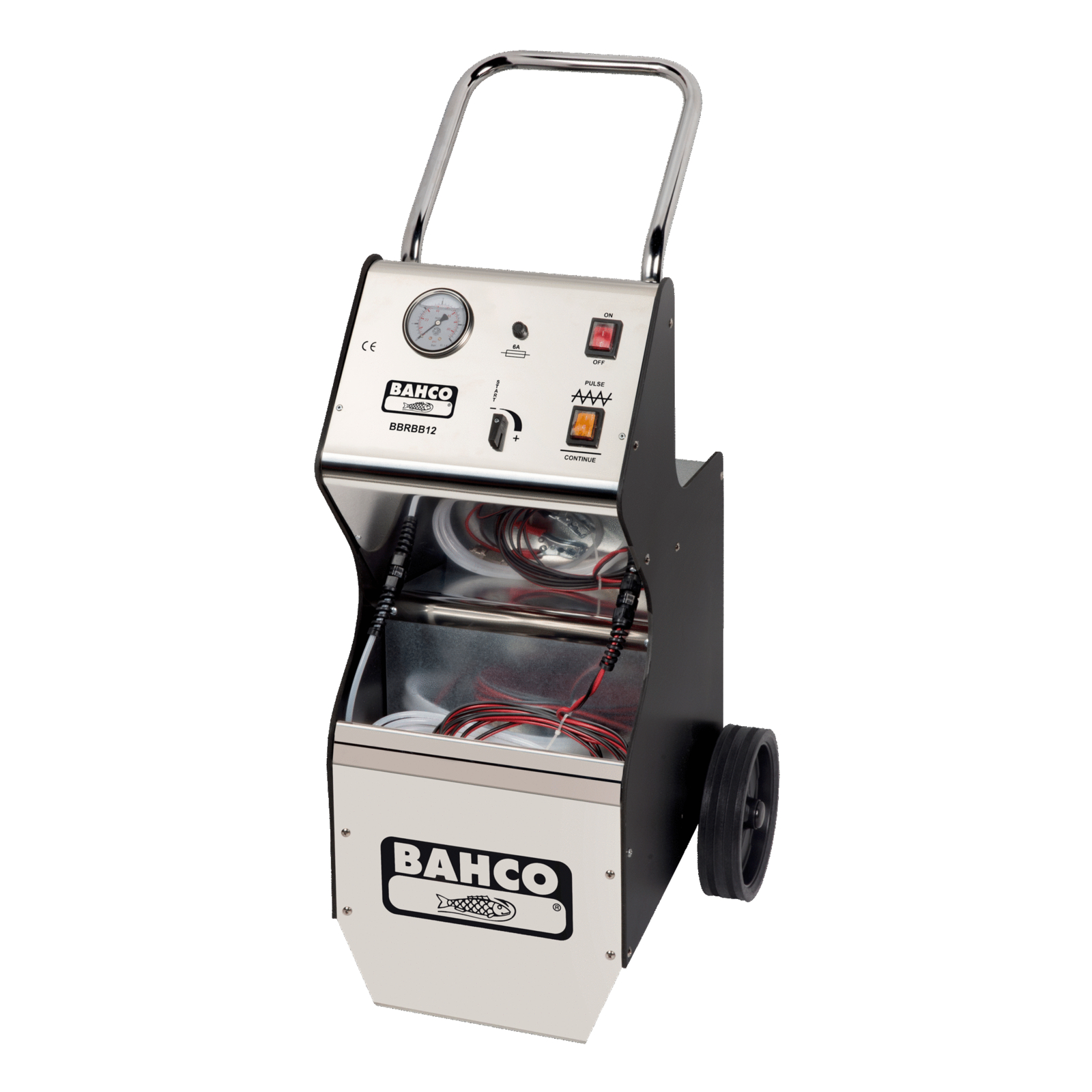 Purgeur de frein électrique 12 V avec réservoir 10 L et câble 4,6 m BAHCO - BBRBB12