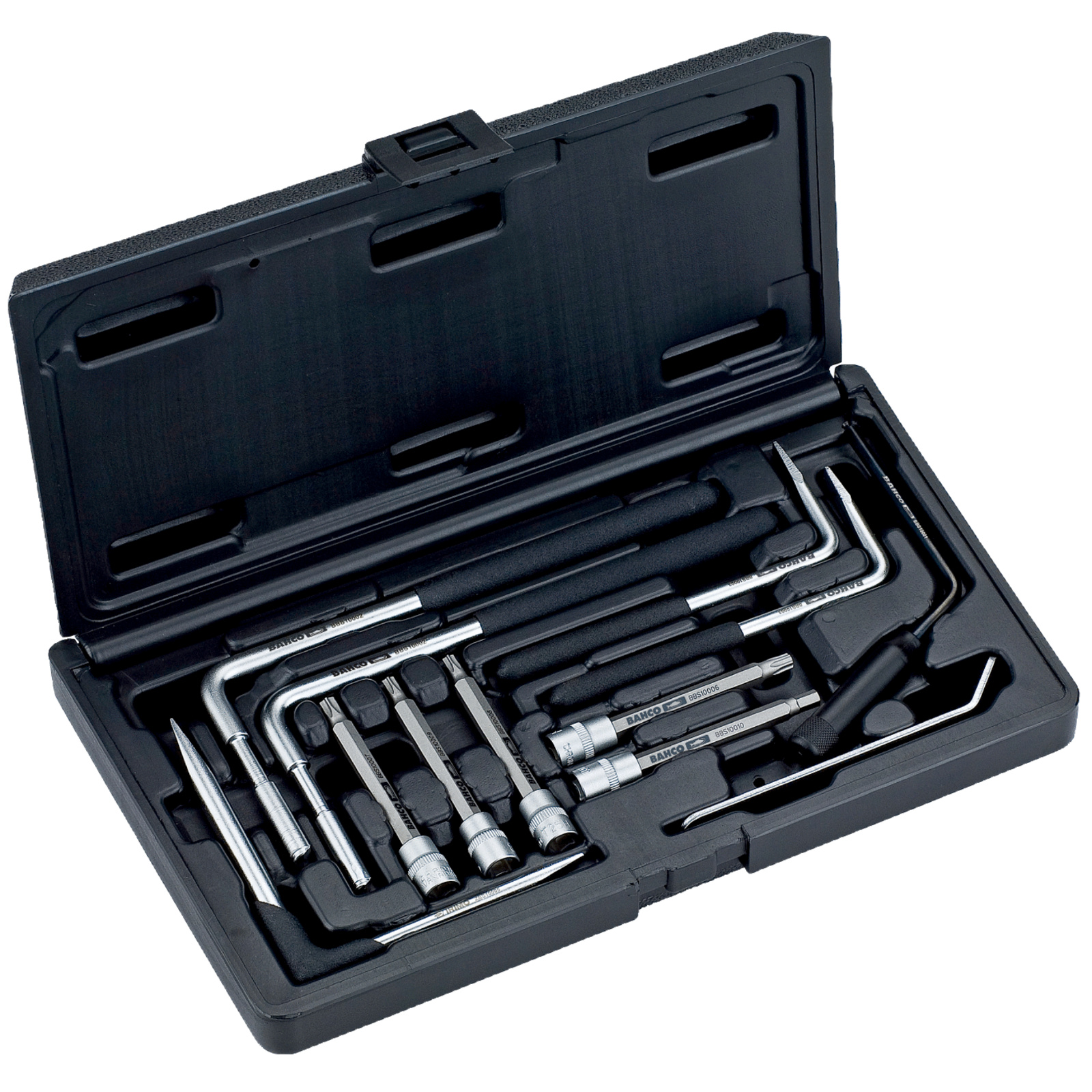 Jeu d’outils extraction airbag 12 pièces universel véhicules européens avec boîtier BAHCO - BBS10003