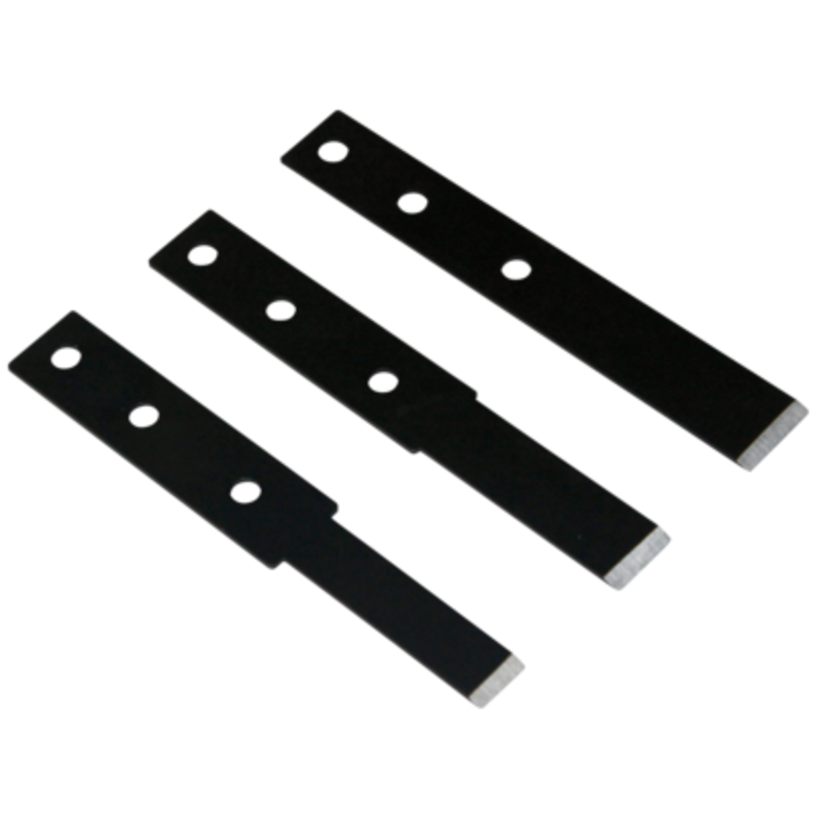 Jeu 3 lames droites 19-25-38 mm couteau découpe pare-brise acier BAHCO - BBS107