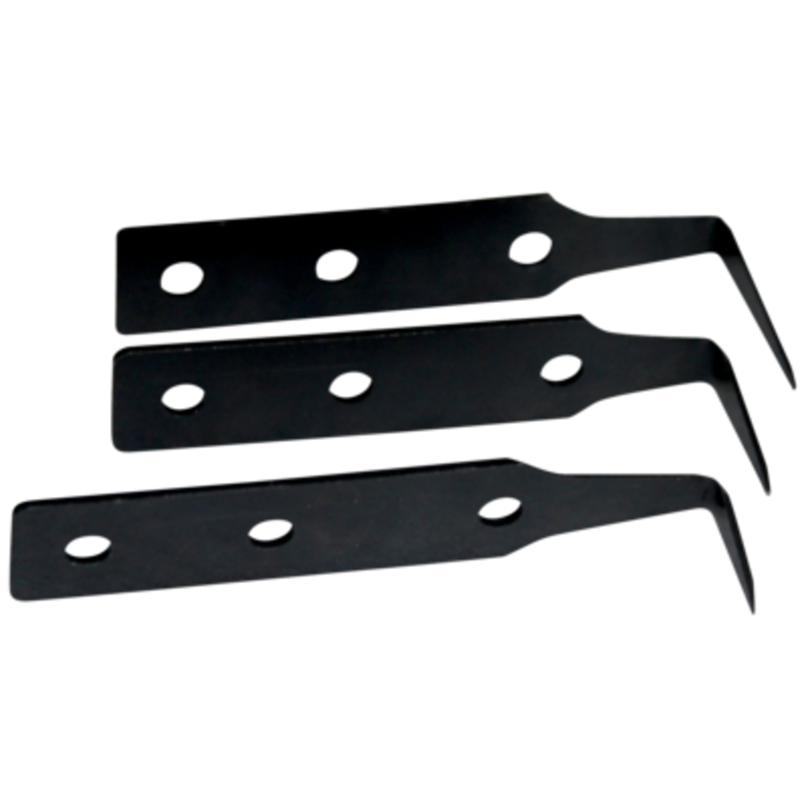 Jeu 3 lames pointes courbes 20-38 mm couteau découpe pare-brise BAHCO - BBS108
