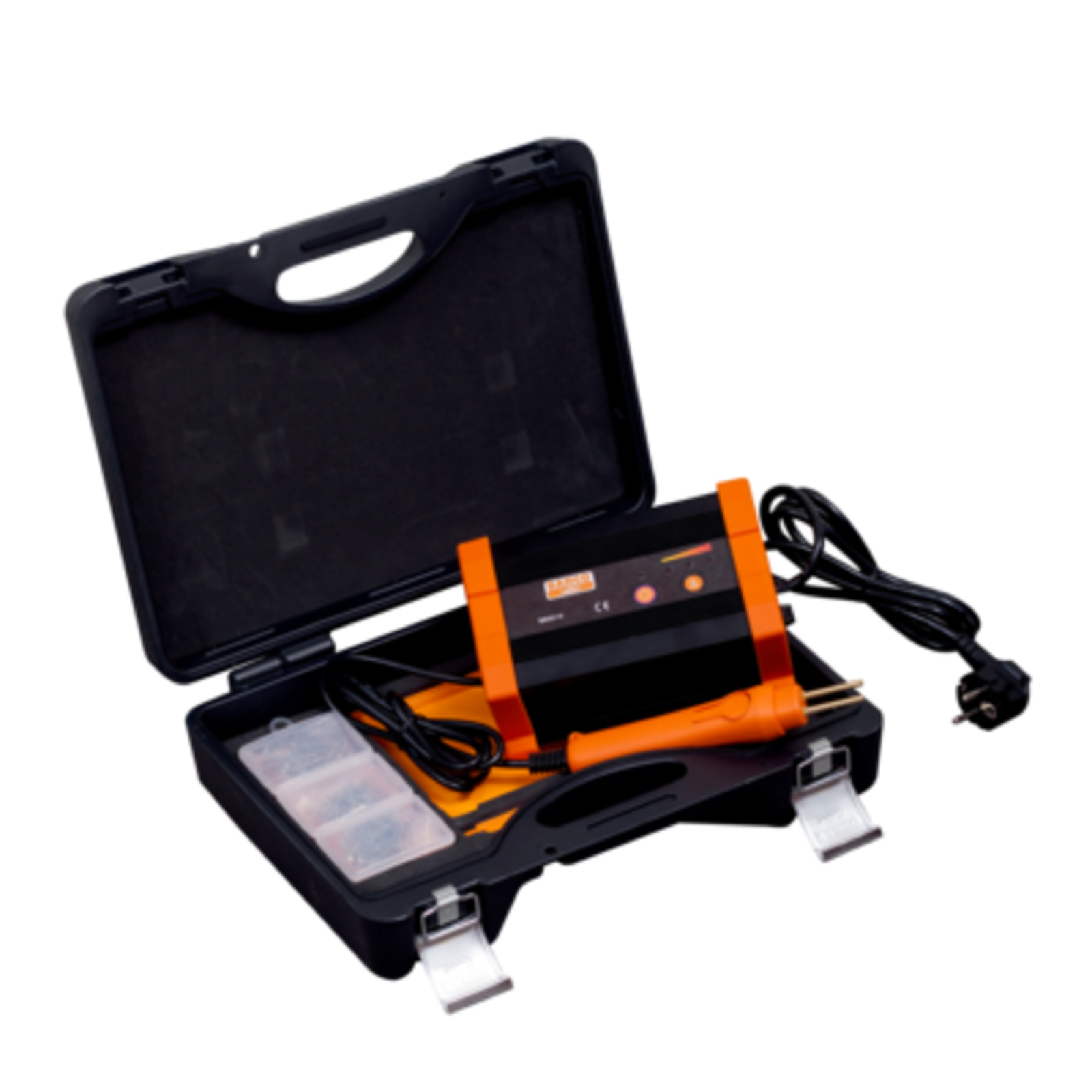Agrafeuse à chaud jeu réparation plastique 220 V avec agrafes U et V BAHCO - BBS210W06