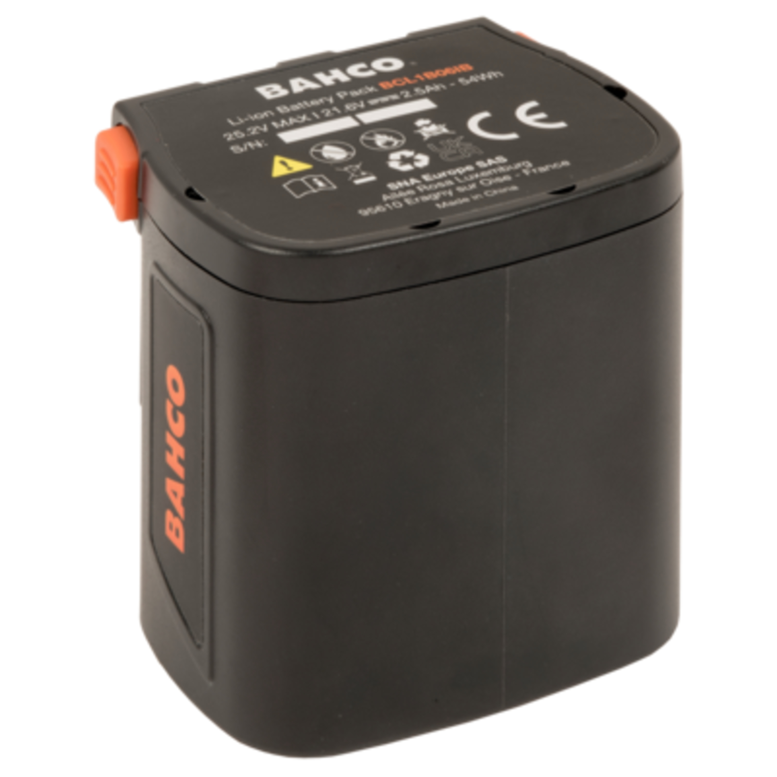 Batterie lithium-ion 21,6 V 54 Wh sans chargeur pour sécateur et perche BAHCO - BCL1B06IB