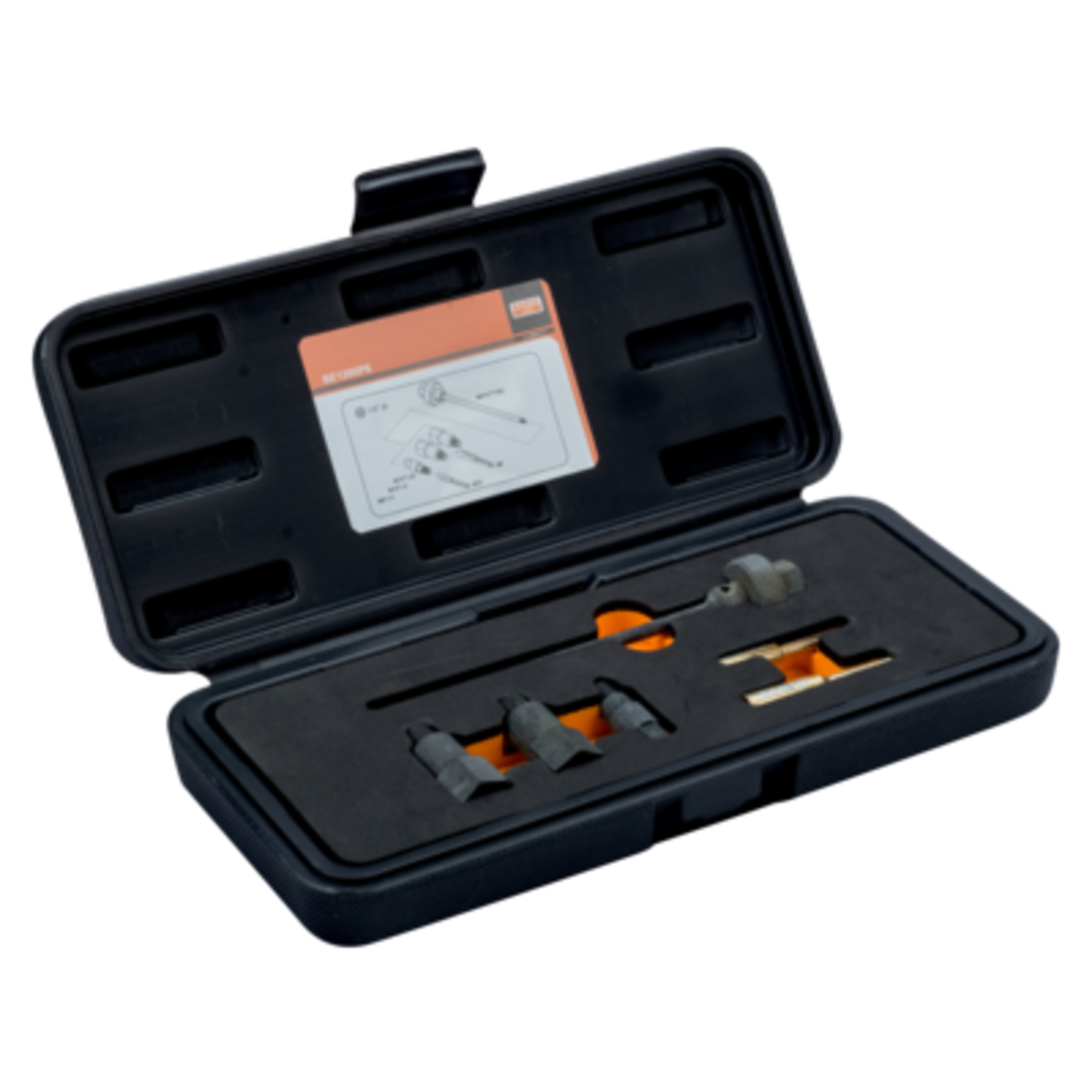 Coffret de nettoyage puits bougie préchauffage 8 et 10 mm avec guide d'alésoir BAHCO - BE1200P6