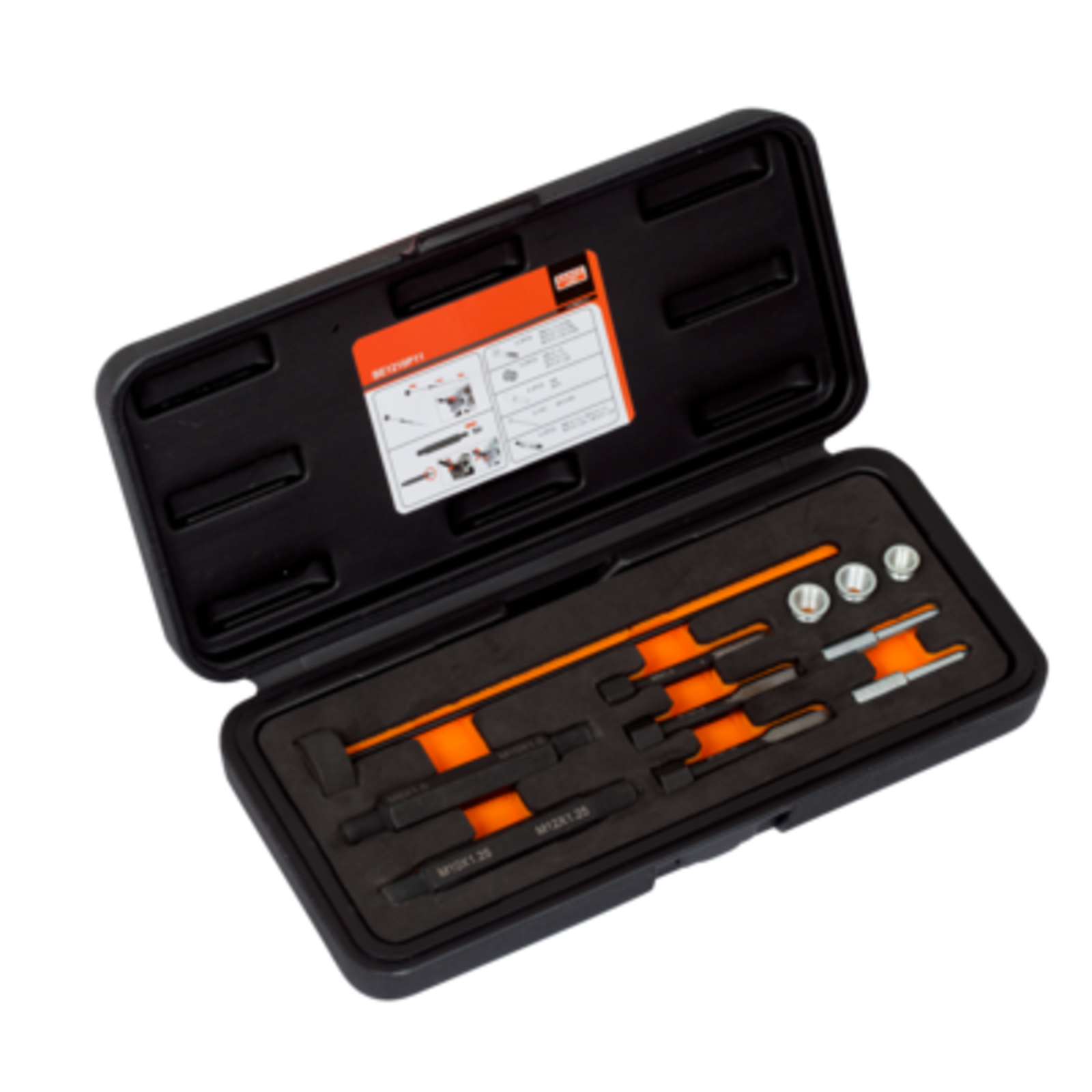 Coffret réparation filetage bougie préchauffage 8-10 mm avec inserts BAHCO - BE1210P11