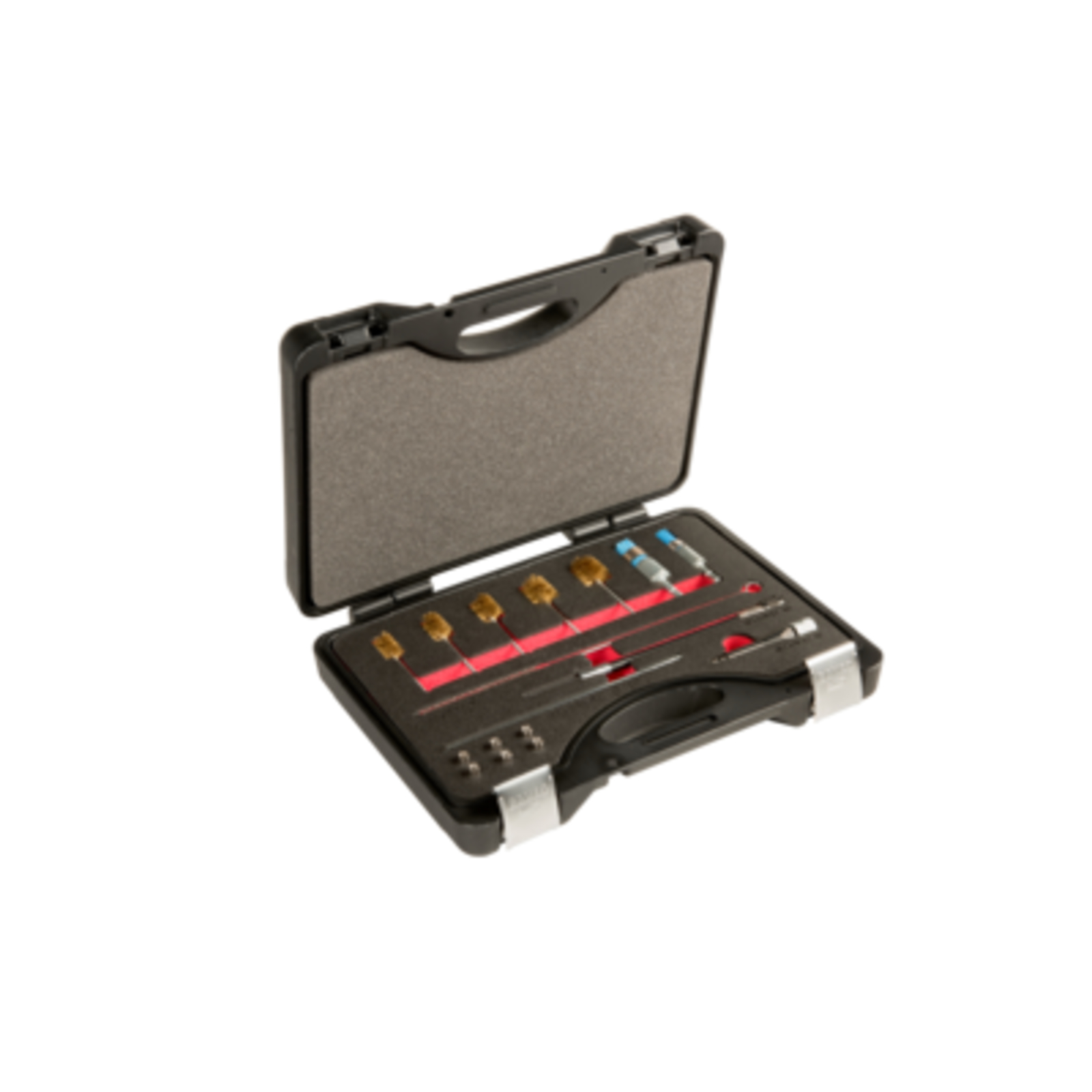 Coffret nettoyage sièges injecteurs diesel 17 pièces avec brosses et manchons M5 BAHCO - BE1320S17
