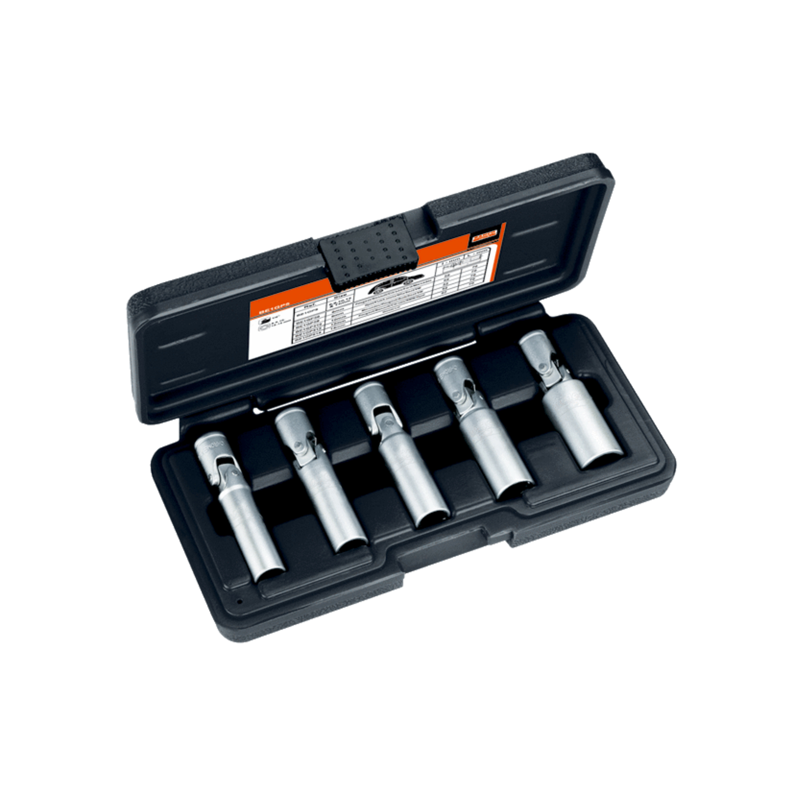 Coffret de douilles 12 pans 1/4