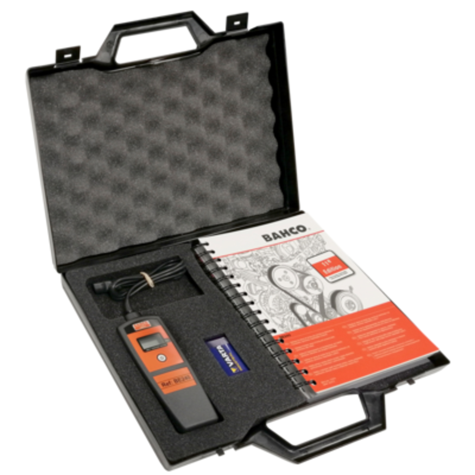 Testeur de tension électronique courroie distribution 30-520 Hz avec boîte BAHCO - BE240