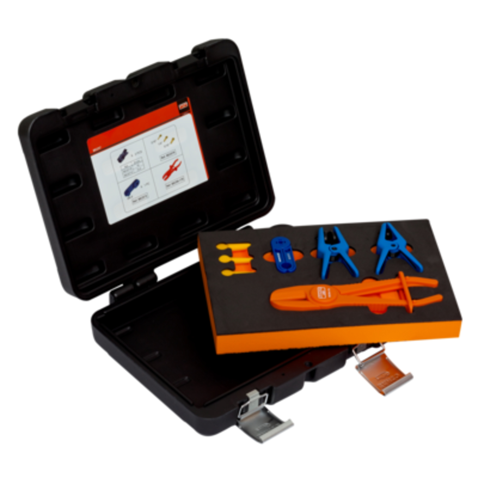Coffret pinces et bouchons durite avec accessoires BAHCO - BE25718