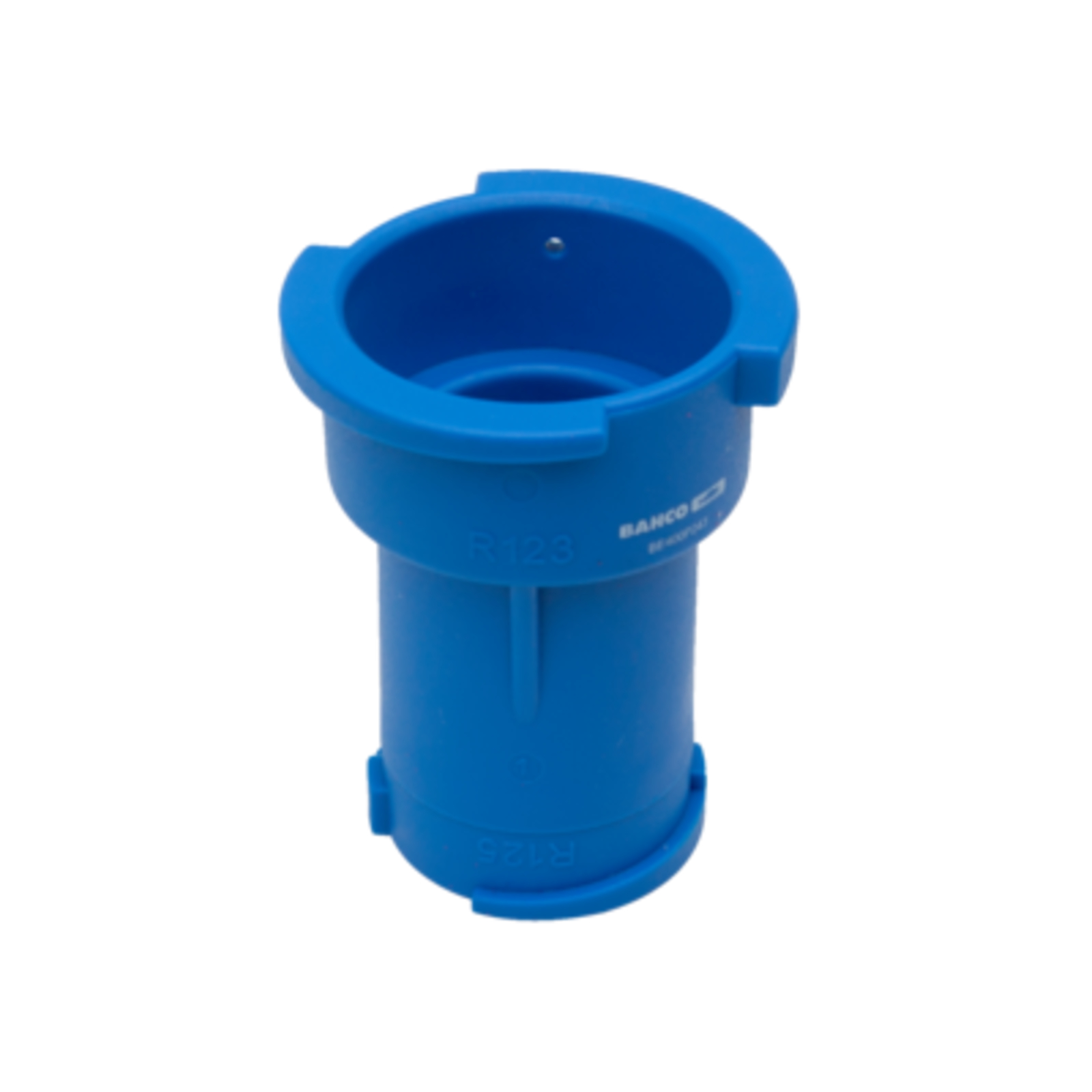 Connecteur testeur bouchon radiateur R123/R125 nylon 74 mm vendu à l’unité BAHCO - BE400P243