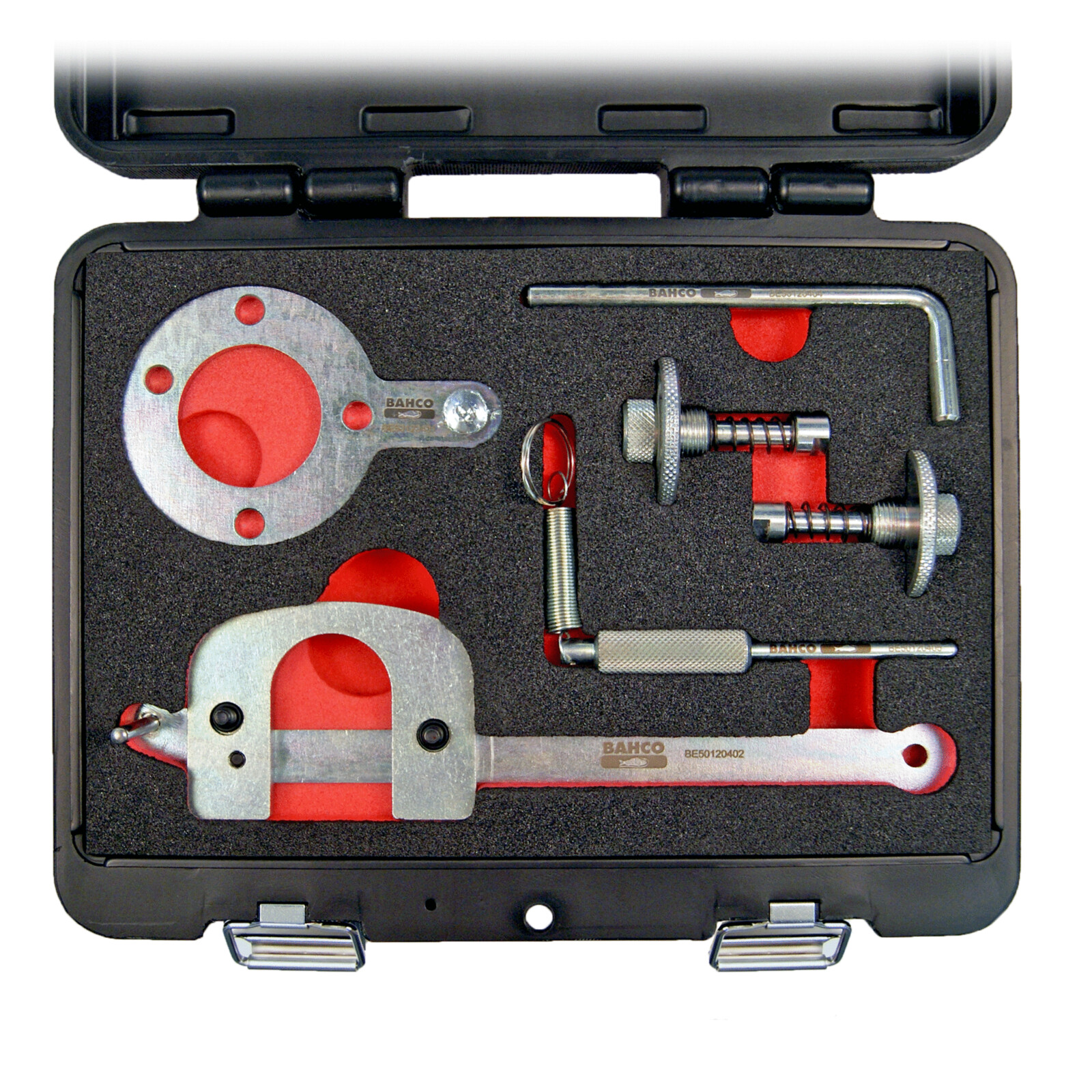 Coffret d'outils de calage moteurs FCA 1.3 JTD MJ avec manuel BAHCO - BE501204