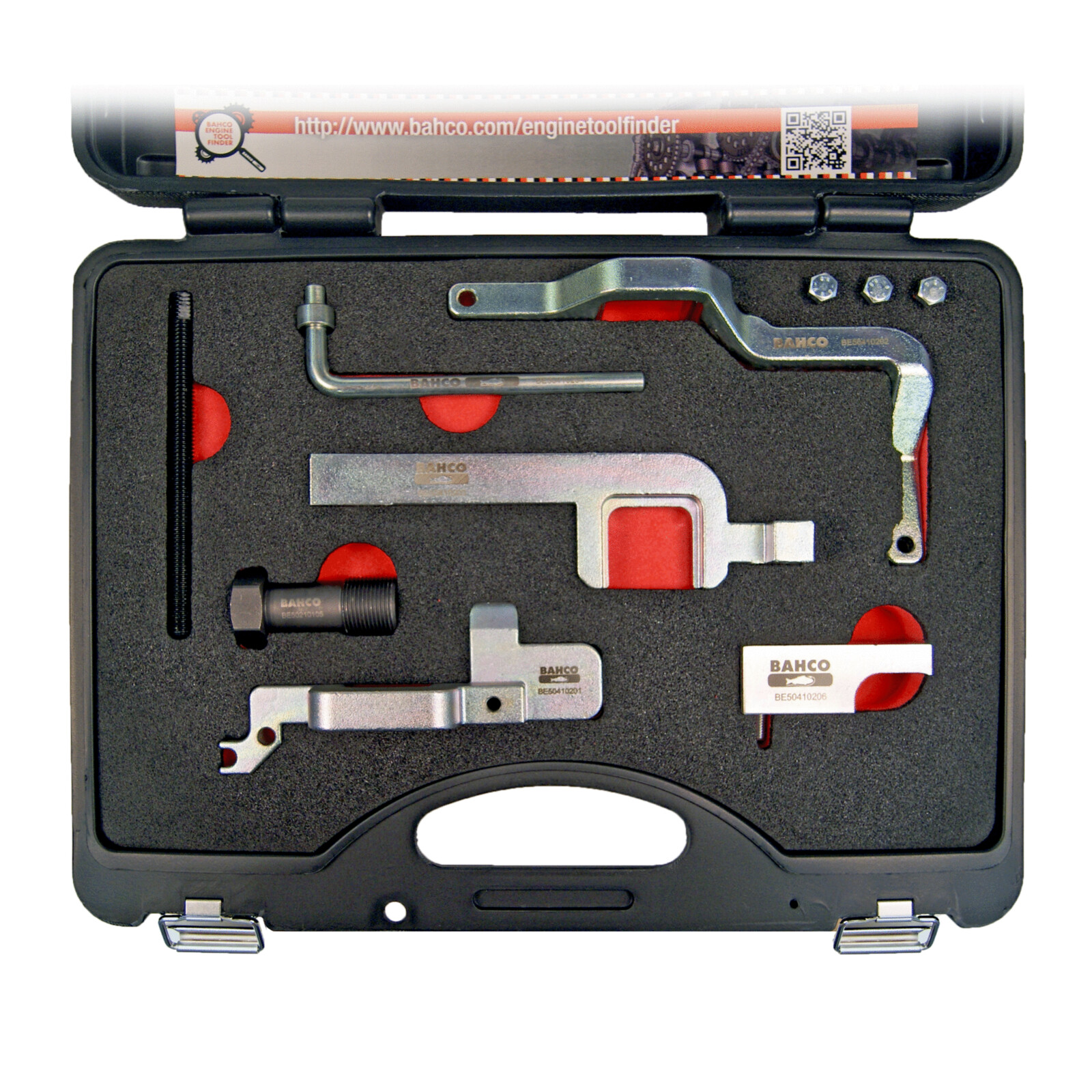 Coffret d'outils calage moteurs MINI-PAS 1.4-1.6 Essence avec manuel BAHCO - BE504102