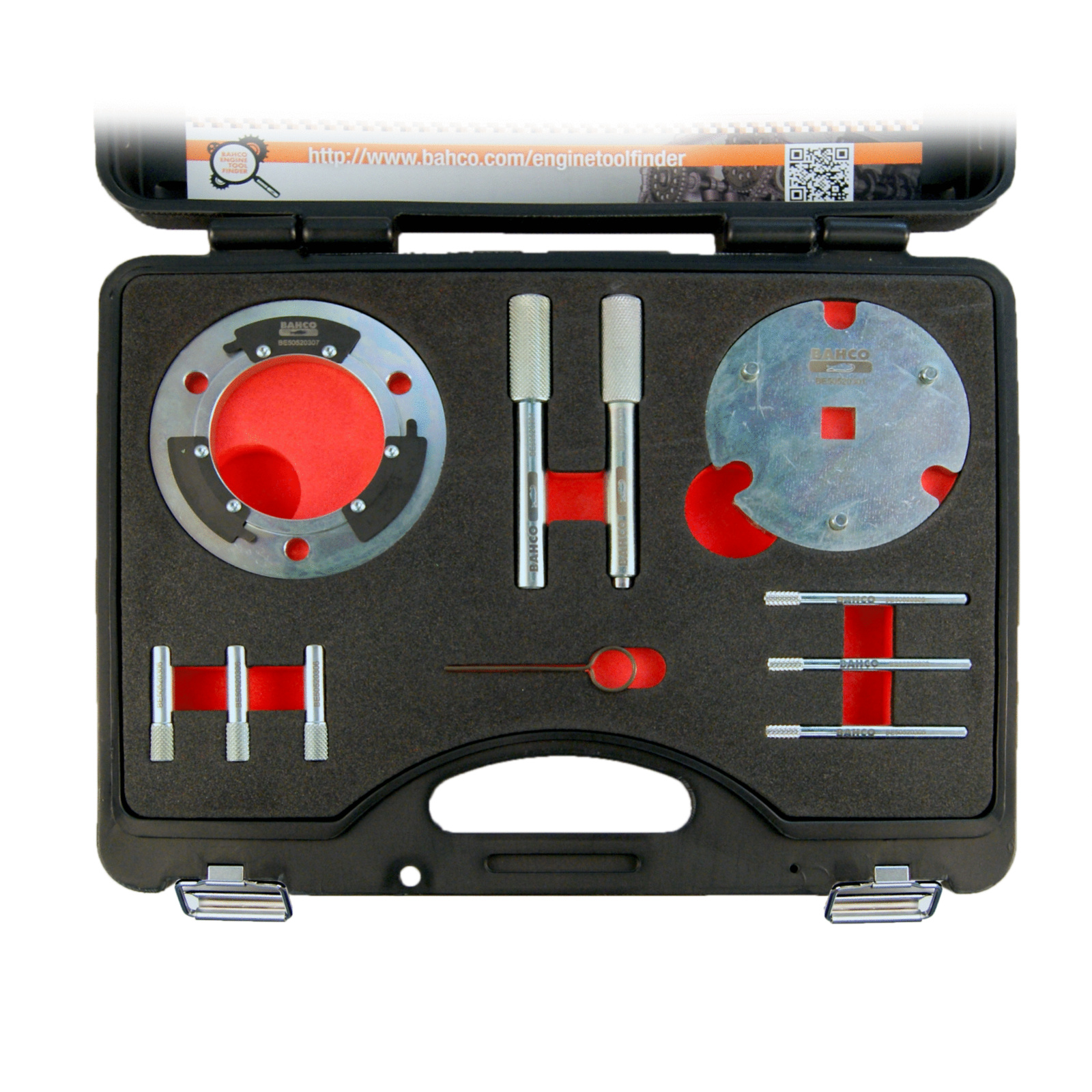 Coffret d'outils de calage moteurs FORD 2.0-2.2-2.4 Duratorq TDCI 16V Diesel avec manuel BAHCO - BE505203
